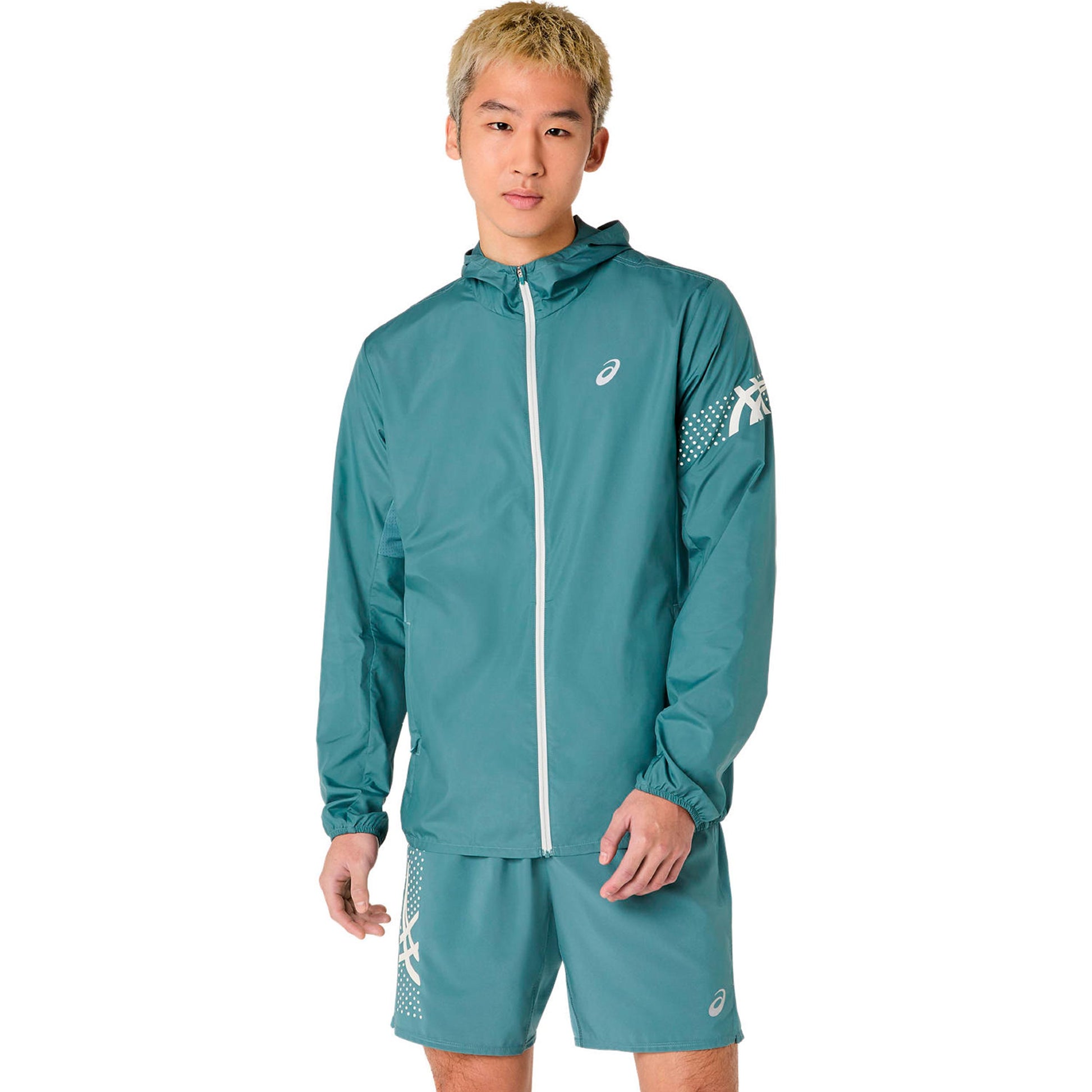 ASICS Icon  Chaqueta para correr Hombres - turquesa