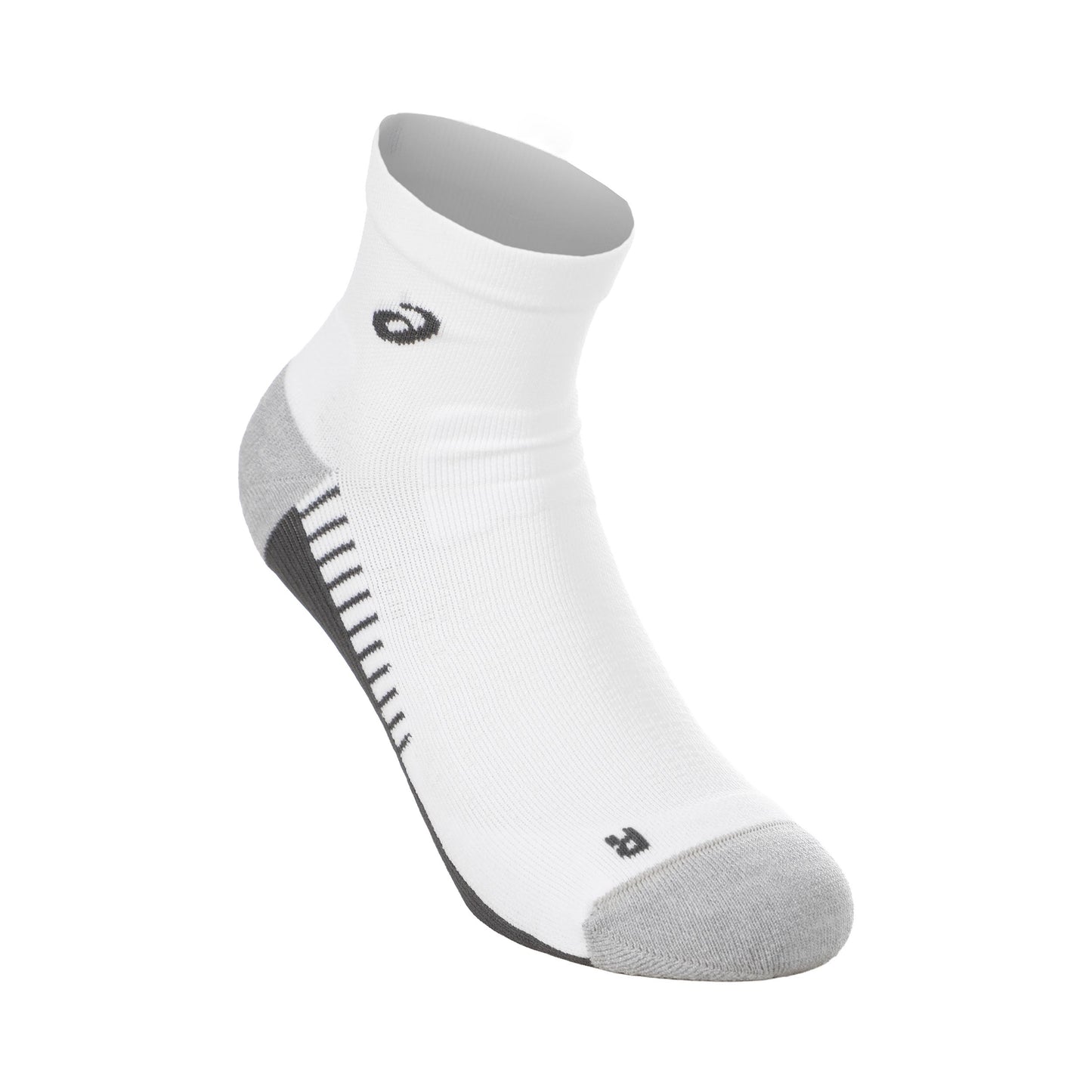 ASICS Performance Run Quarter Calcetines para correr Unisex-blanco