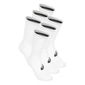 6PPK Crew Calcetines para correr Unisex-blanco