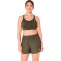 Road Combination Zip  Sujetador deportivo Mujeres - verde