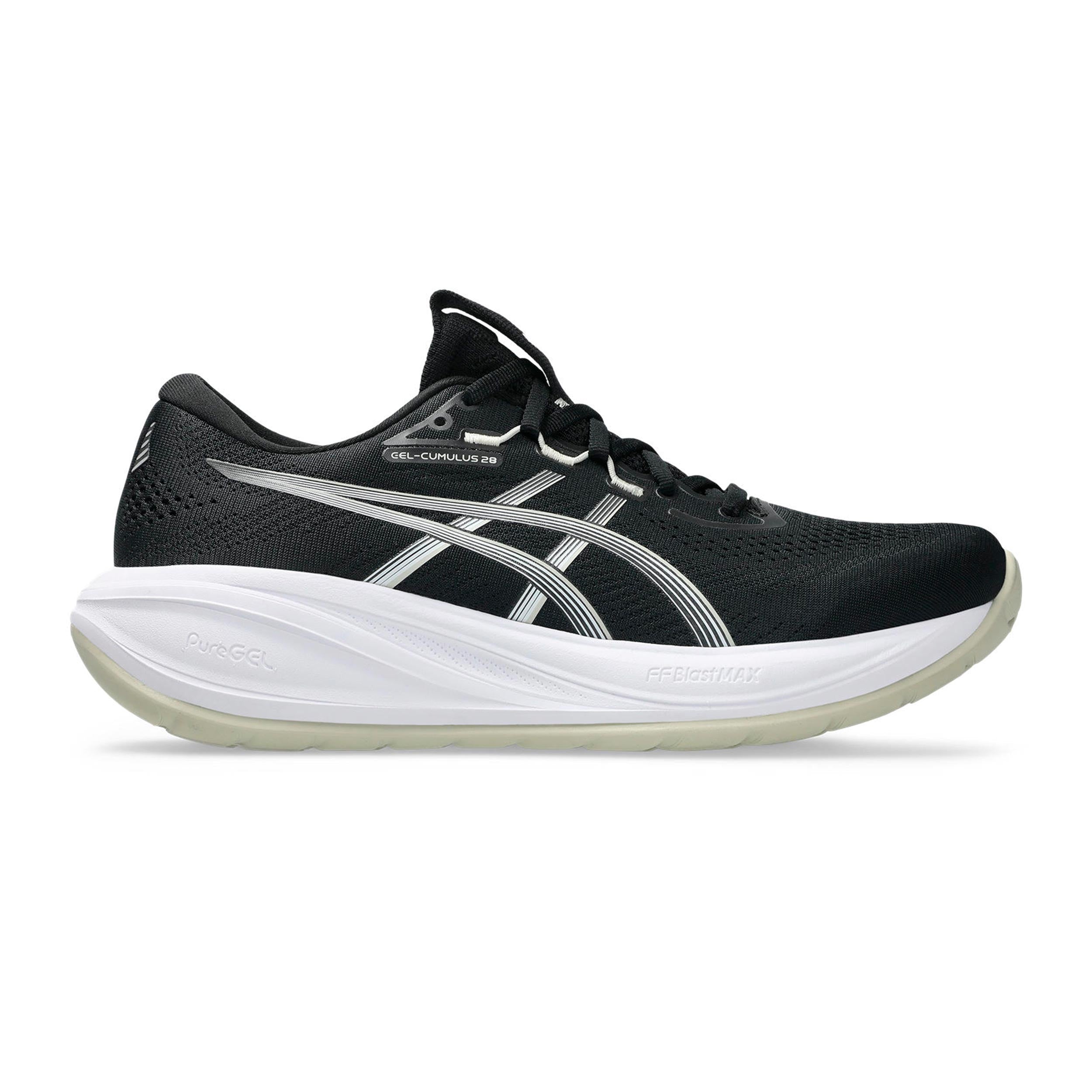 ASICS Gel-Cumulus 28 Zapatilla neutral Hombres-negro, blanco