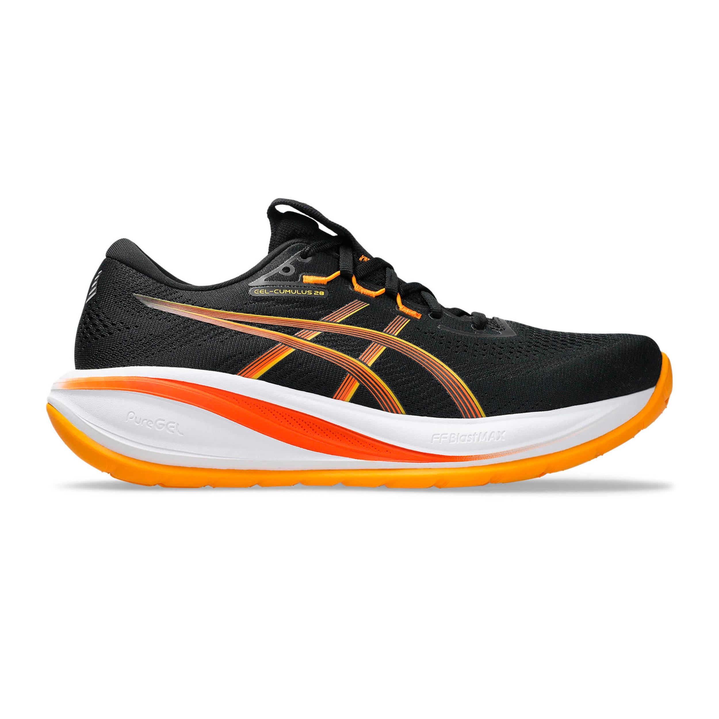 ASICS Gel-Cumulus 28 Zapatilla neutral Hombres-negro, naranja