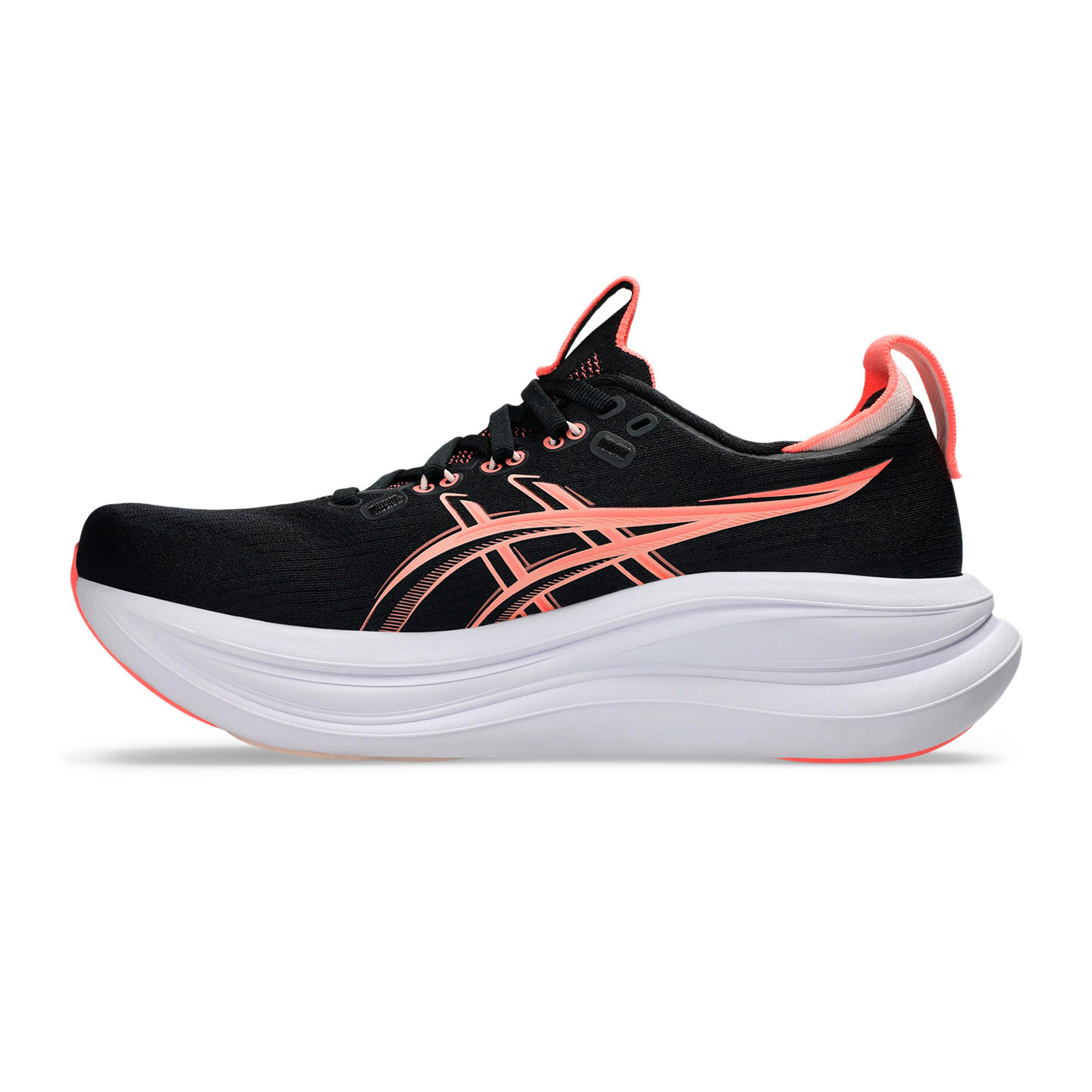 ASICS Gel-Nimbus 28 Zapatilla neutral Mujeres - negro, coral
