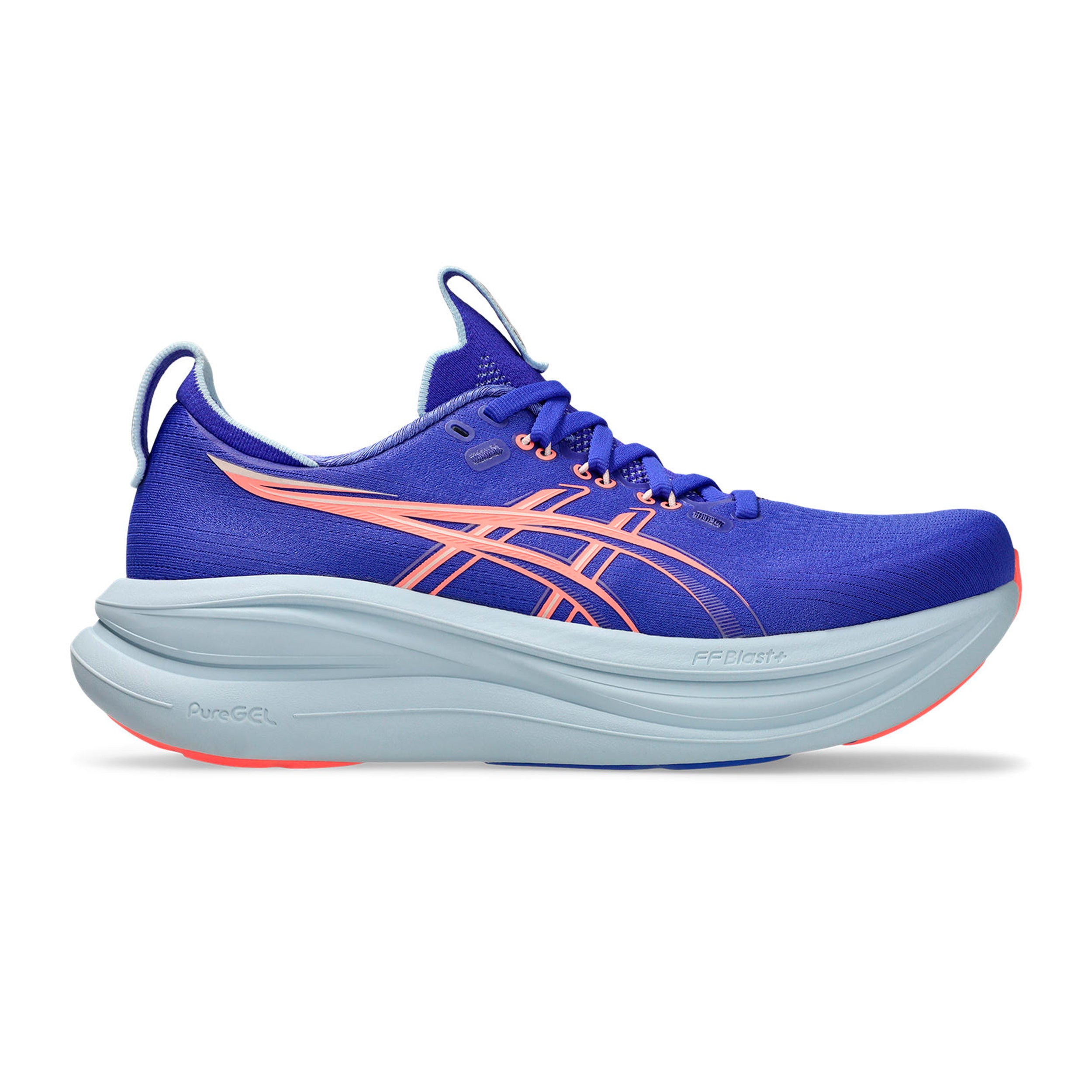 ASICS Gel-Nimbus 28 Zapatilla neutral Mujeres - azul, naranja