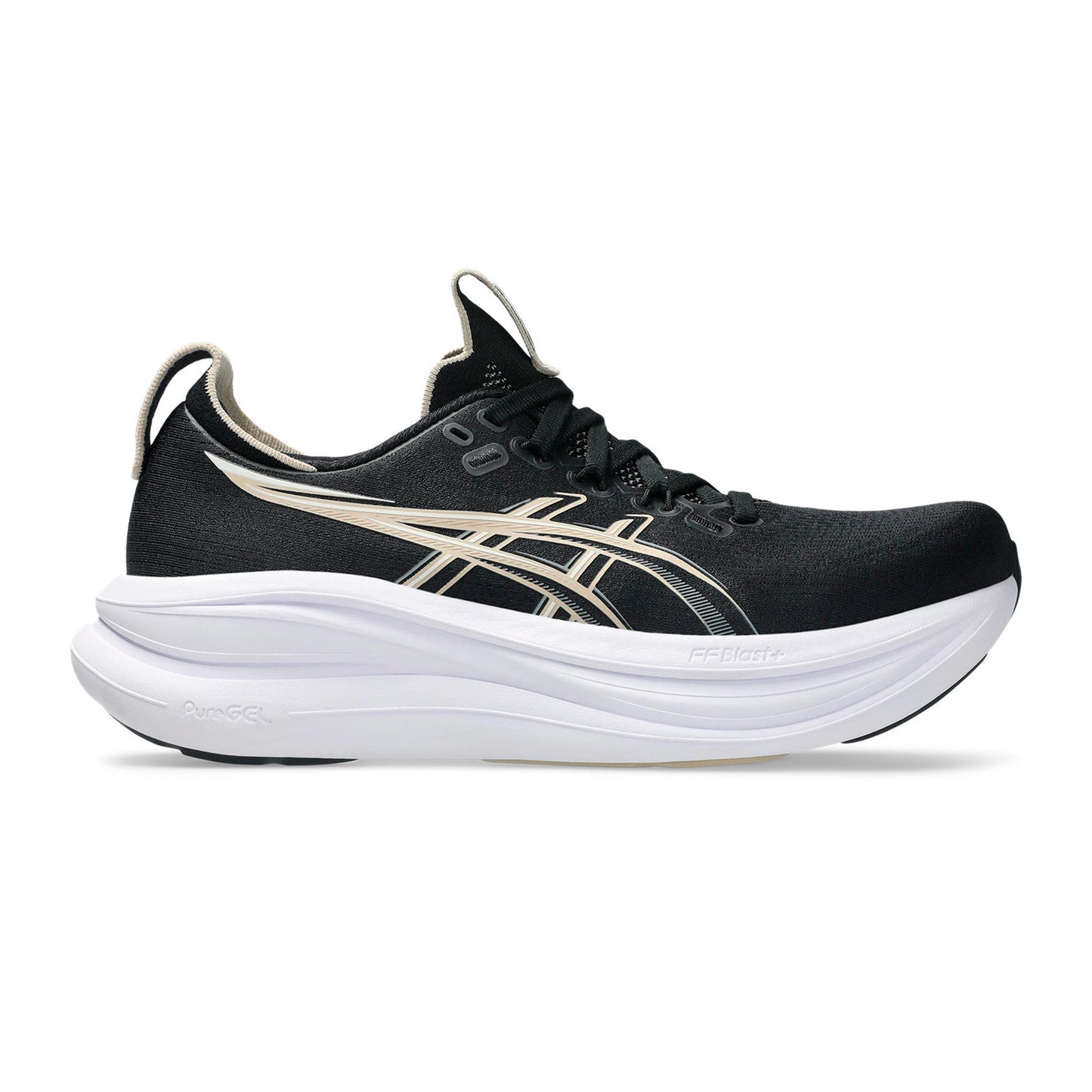 ASICS GEL-NIMBUS 28 Zapatilla neutral Mujeres - negro, crema