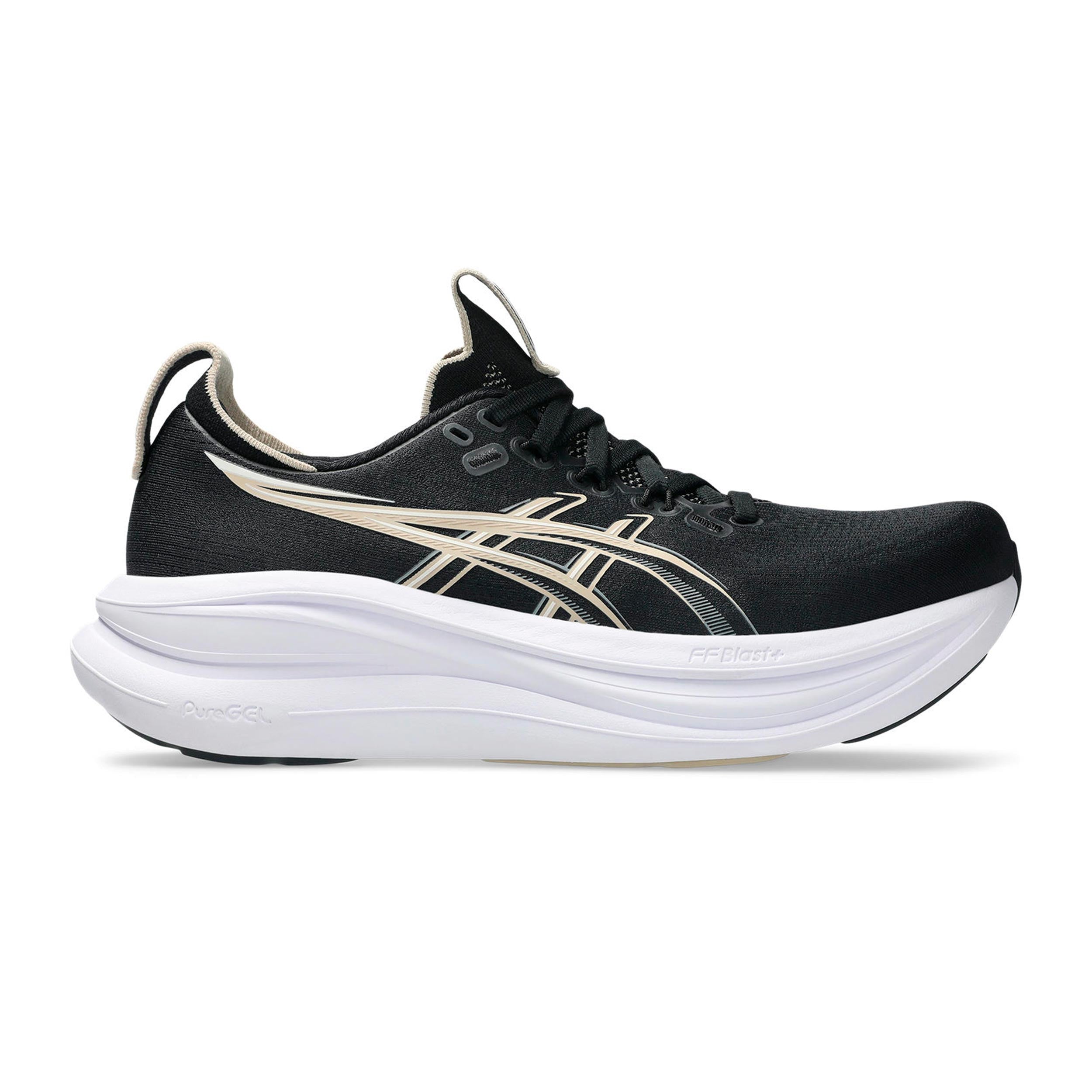 ASICS GEL-NIMBUS 28 Zapatilla neutral Mujeres - negro, crema