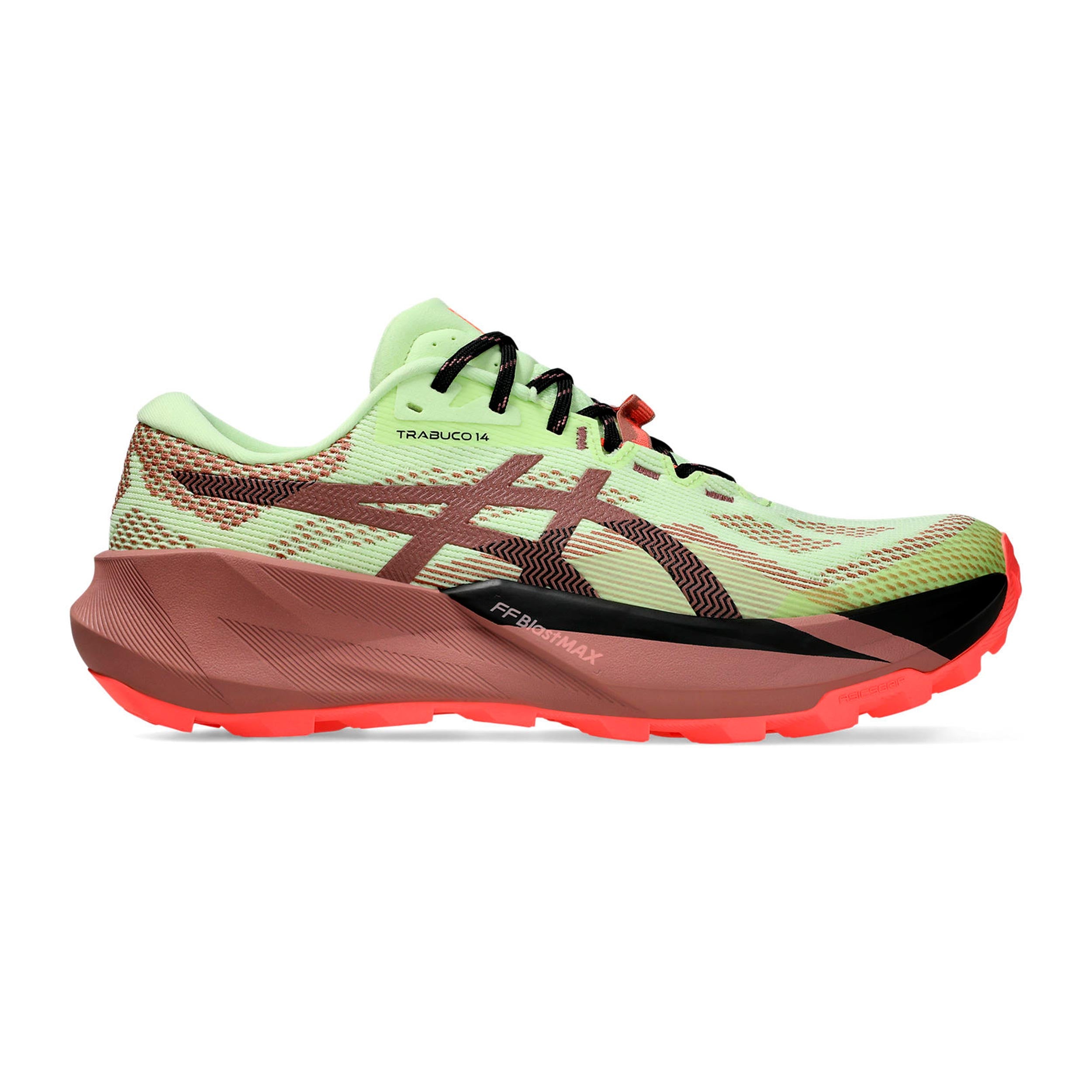 ASICS TRABUCO 14 Zapatilla trail Hombres - amarillo neón, malva