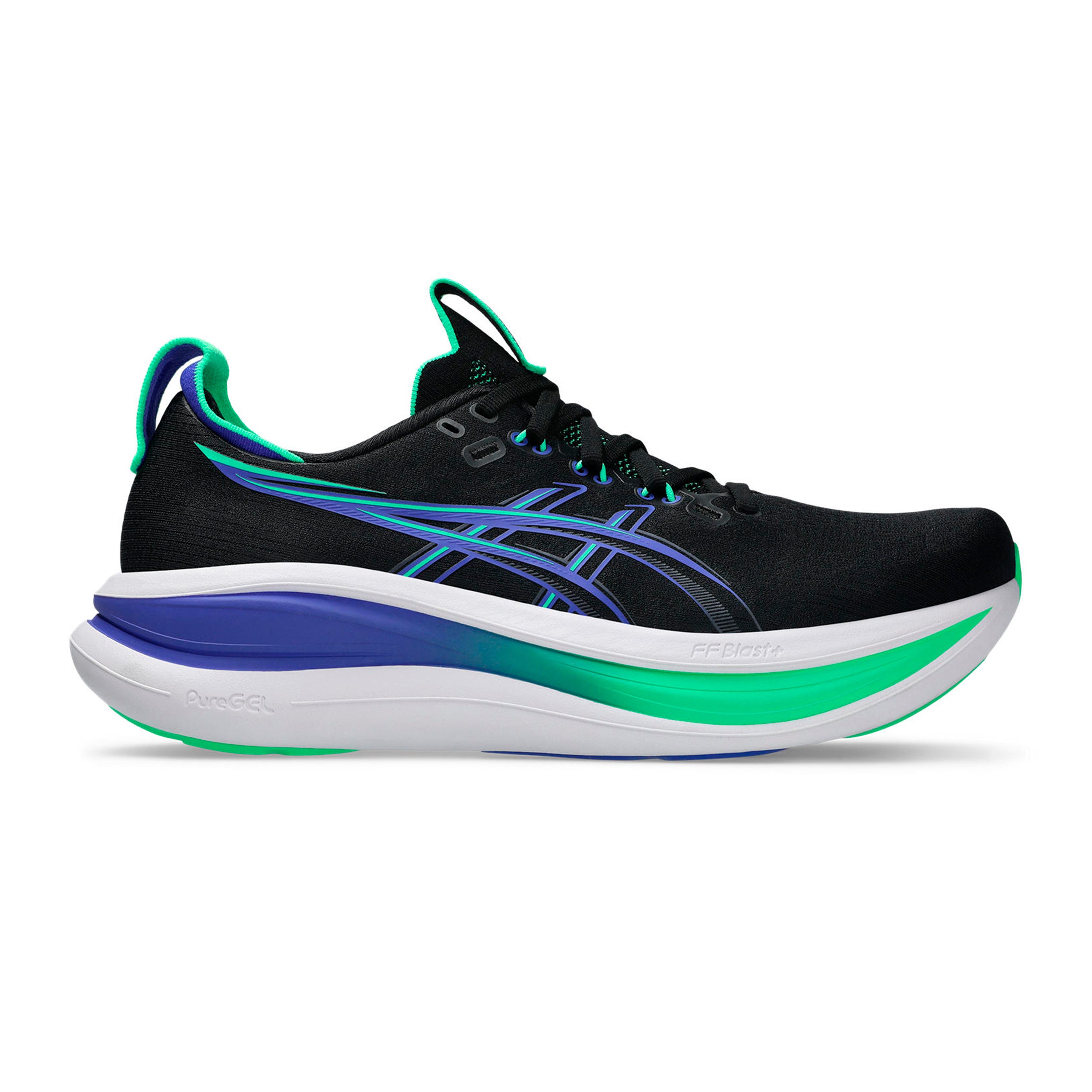 ASICS Gel-Nimbus 28 Zapatilla neutral Hombres-negro, azul