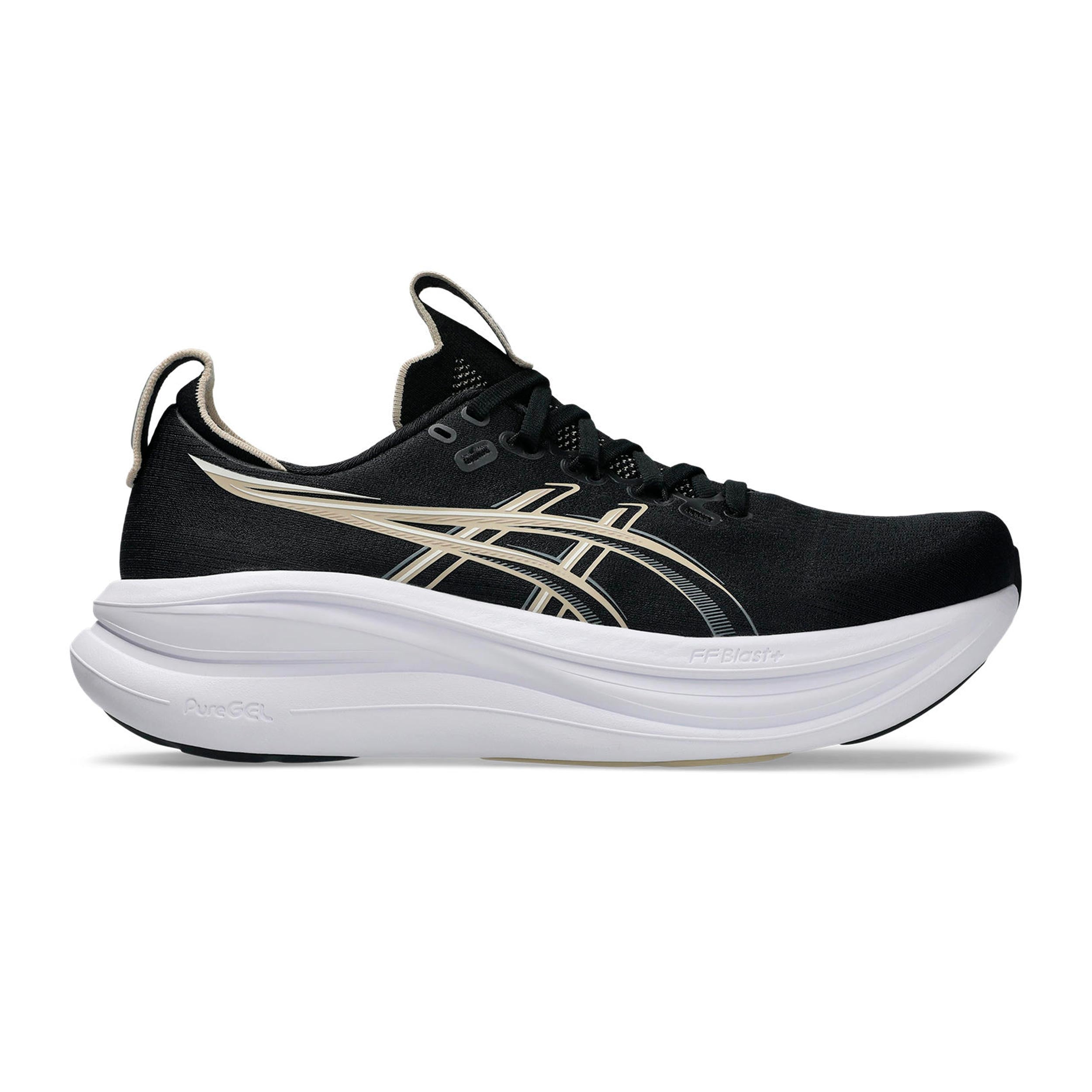 ASICS GEL-NIMBUS 28 Zapatilla neutral Hombres - negro, crema