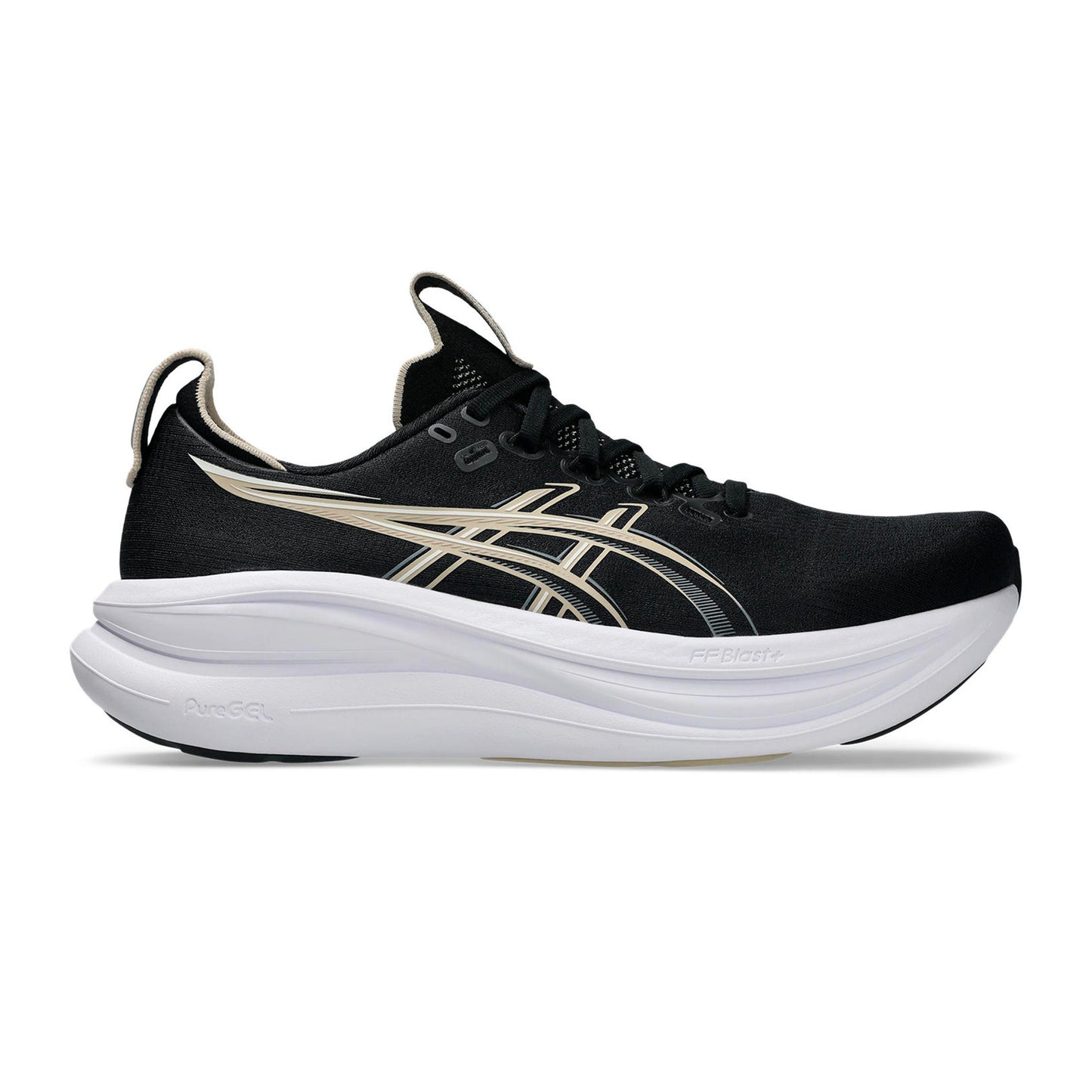 ASICS GEL-NIMBUS 28 Zapatilla neutral Hombres - negro, crema