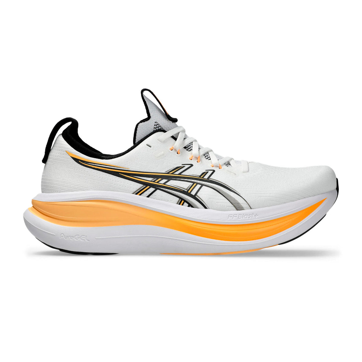 ASICS GEL-NIMBUS 28 Zapatilla neutral Hombres - blanco, naranja