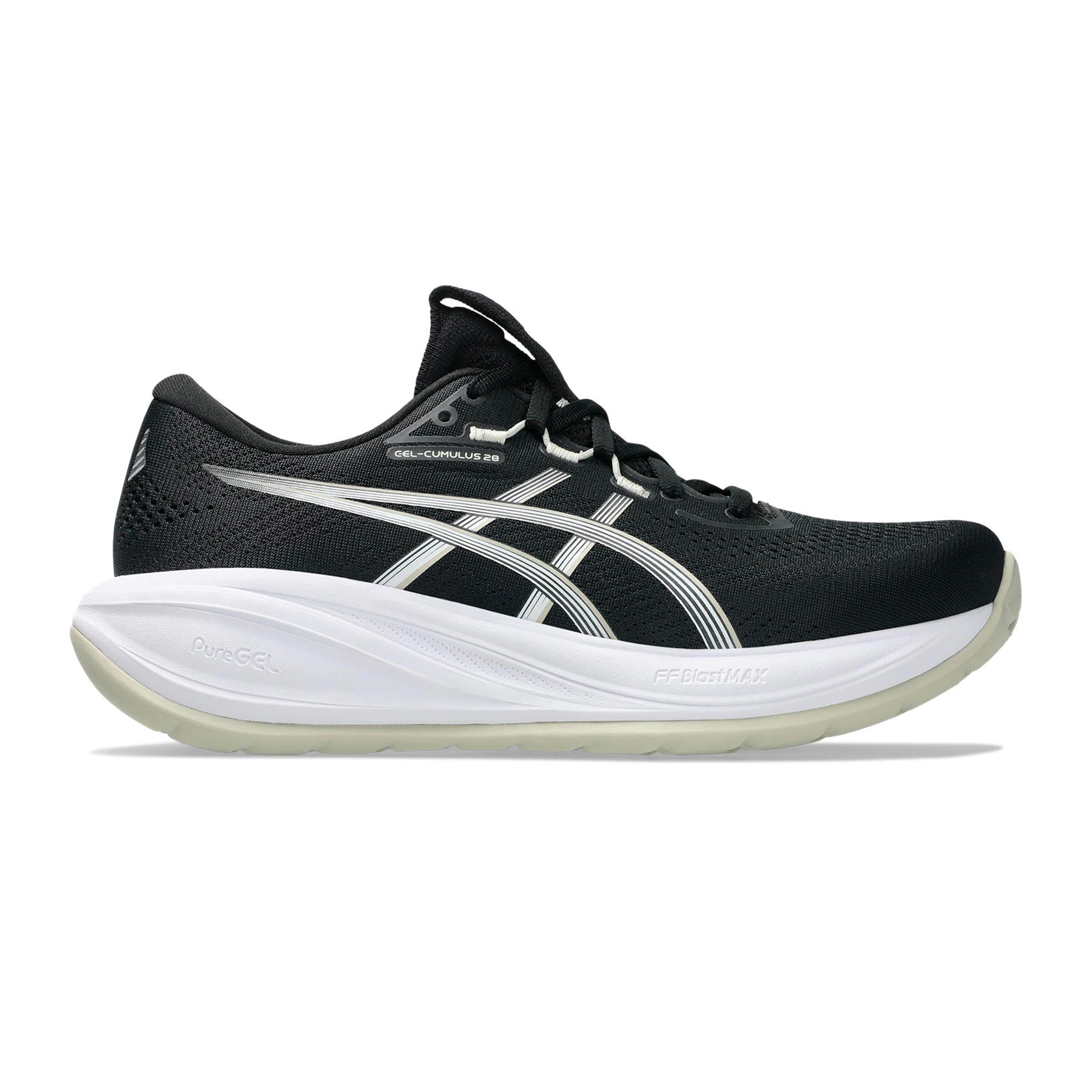ASICS Gel-Cumulus 28 Zapatilla neutral Mujeres - negro, blanco