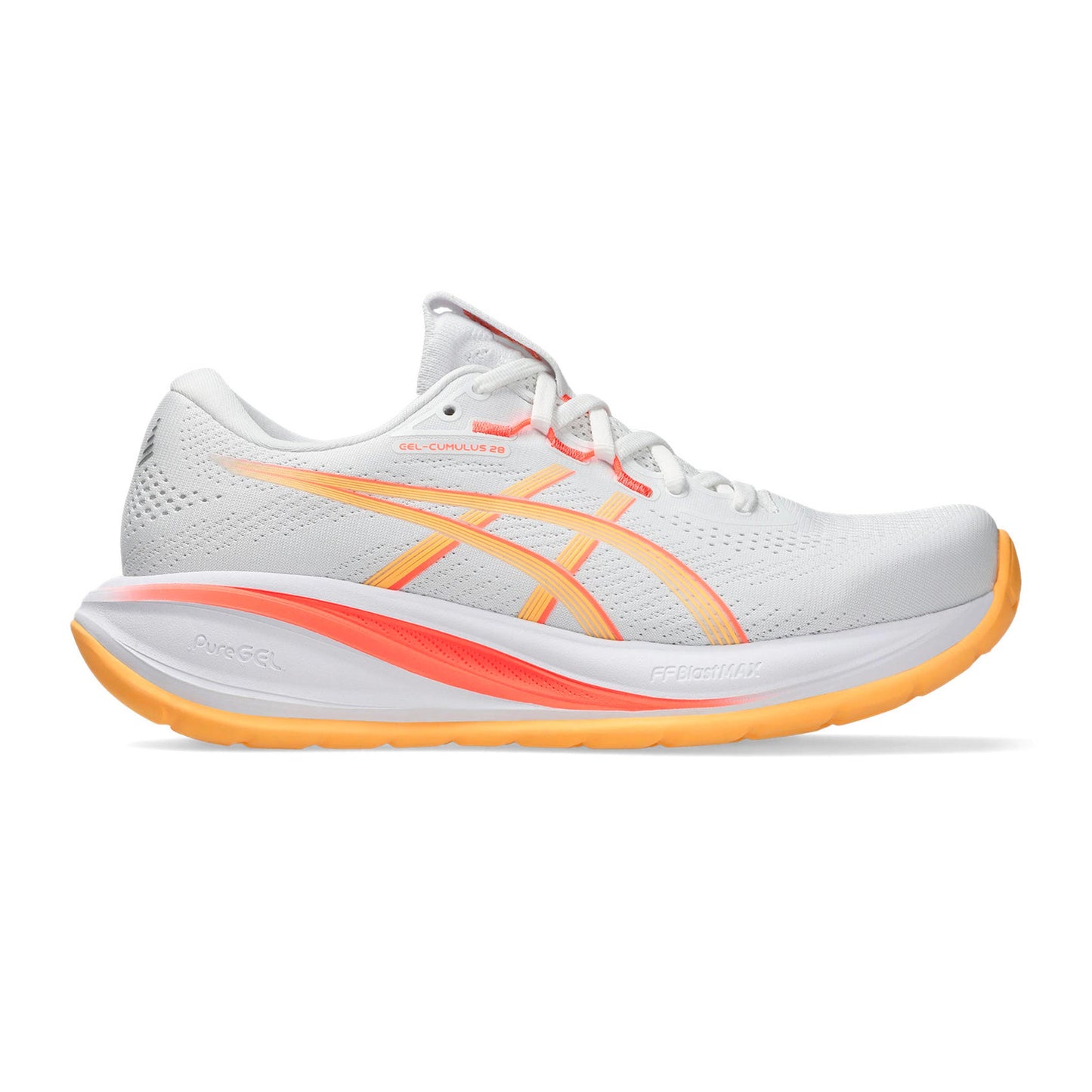 ASICS GEL-CUMULUS 28 Zapatilla neutral Mujeres - blanco, naranja