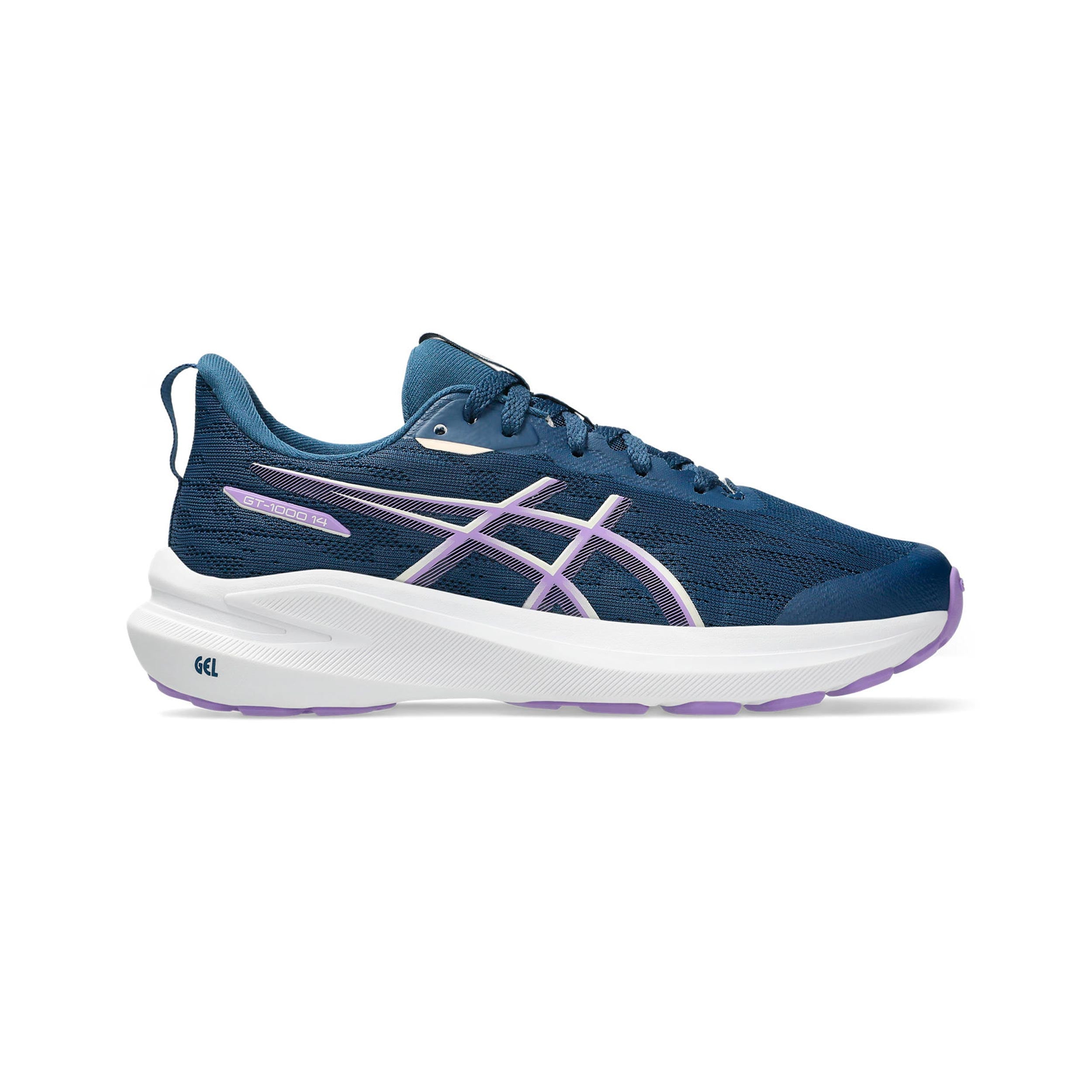 ASICS GT-1000 14 GS Zapatilla de estabilidad Niños - azul, lila