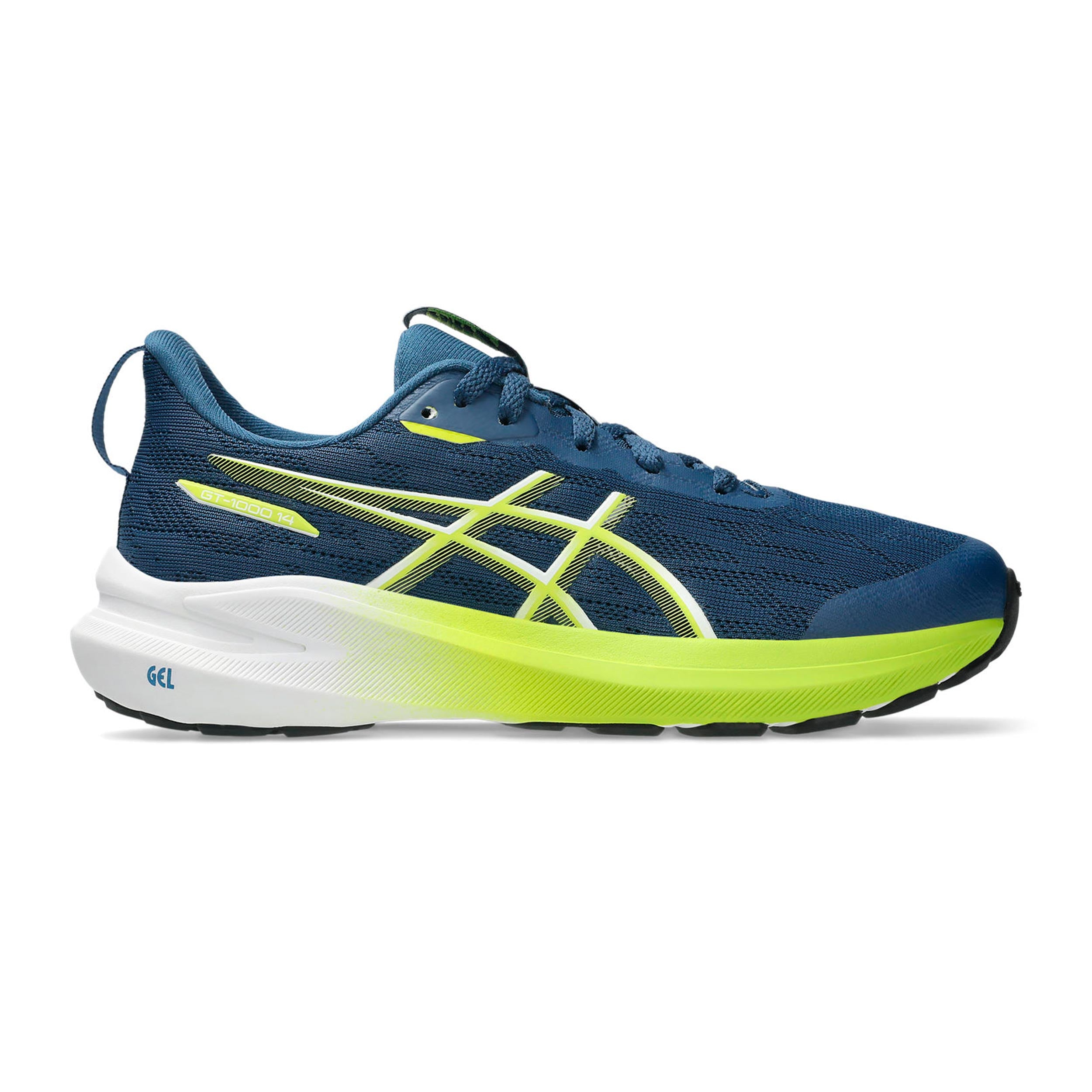 ASICS GT-1000 14 GS Zapatilla de estabilidad Niños - azul, verde