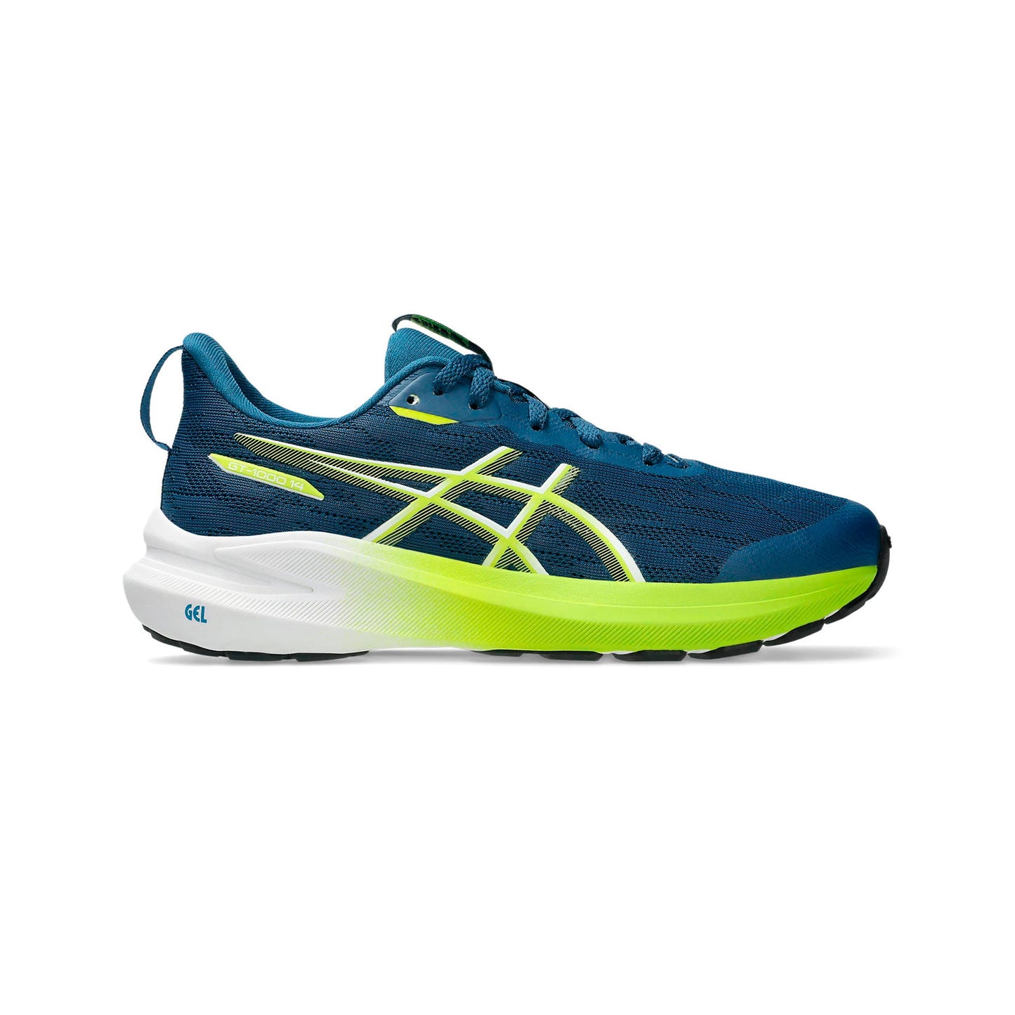ASICS GT-1000 14 GS Zapatilla de estabilidad Niños - azul, verde