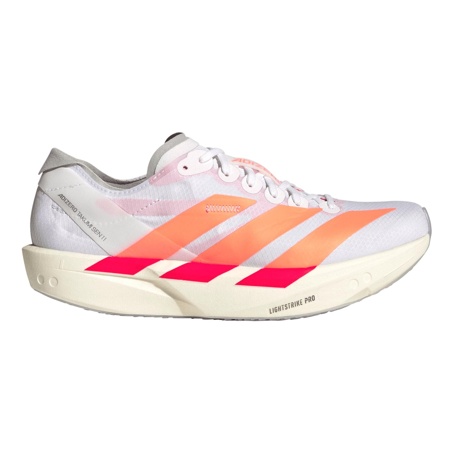 adidas Adizero Takumi Sen 11 Zapatilla de competición Mujeres - blanco, naranja
