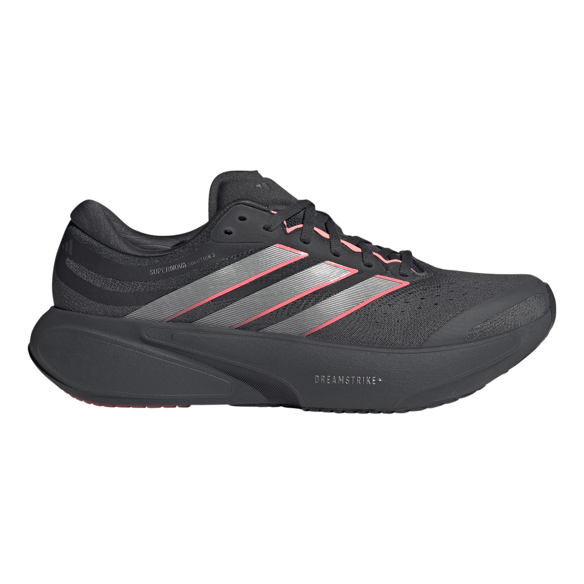 adidas Supernova Solution 3 Zapatilla de estabilidad Hombres - gris oscuro, rosa