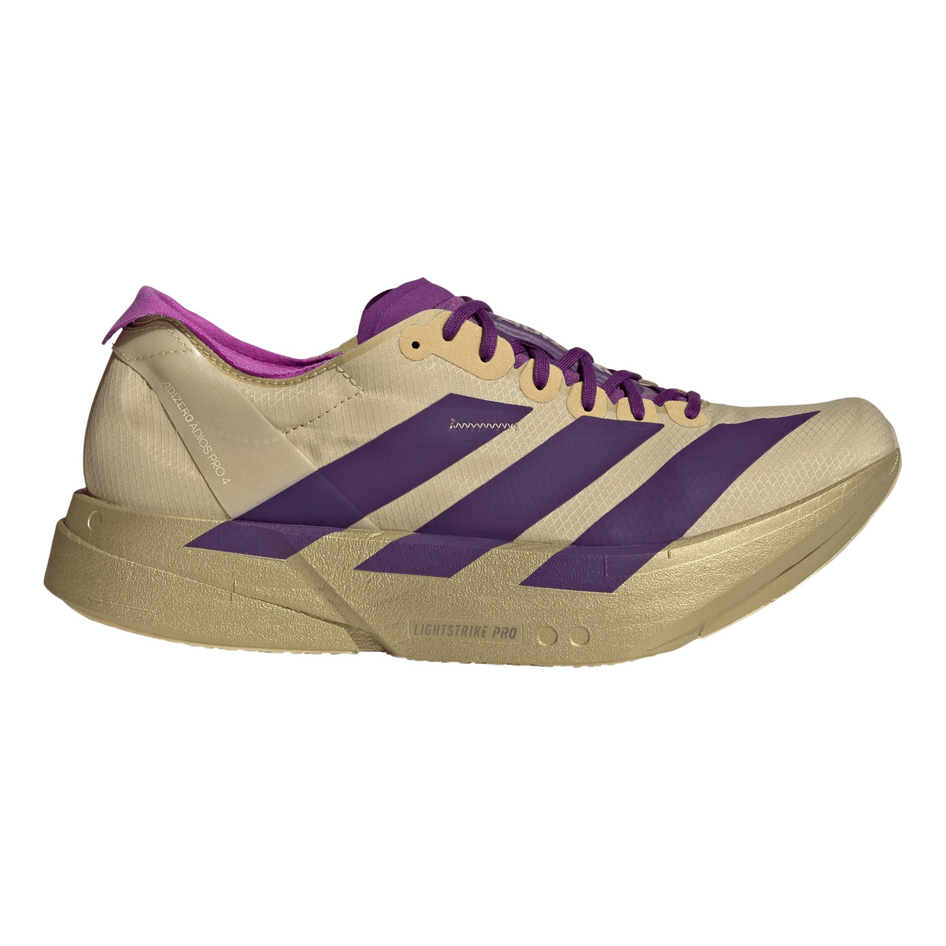 adidas adizero Adios Pro 4 Zapatilla de competición Hombres - beige, lila