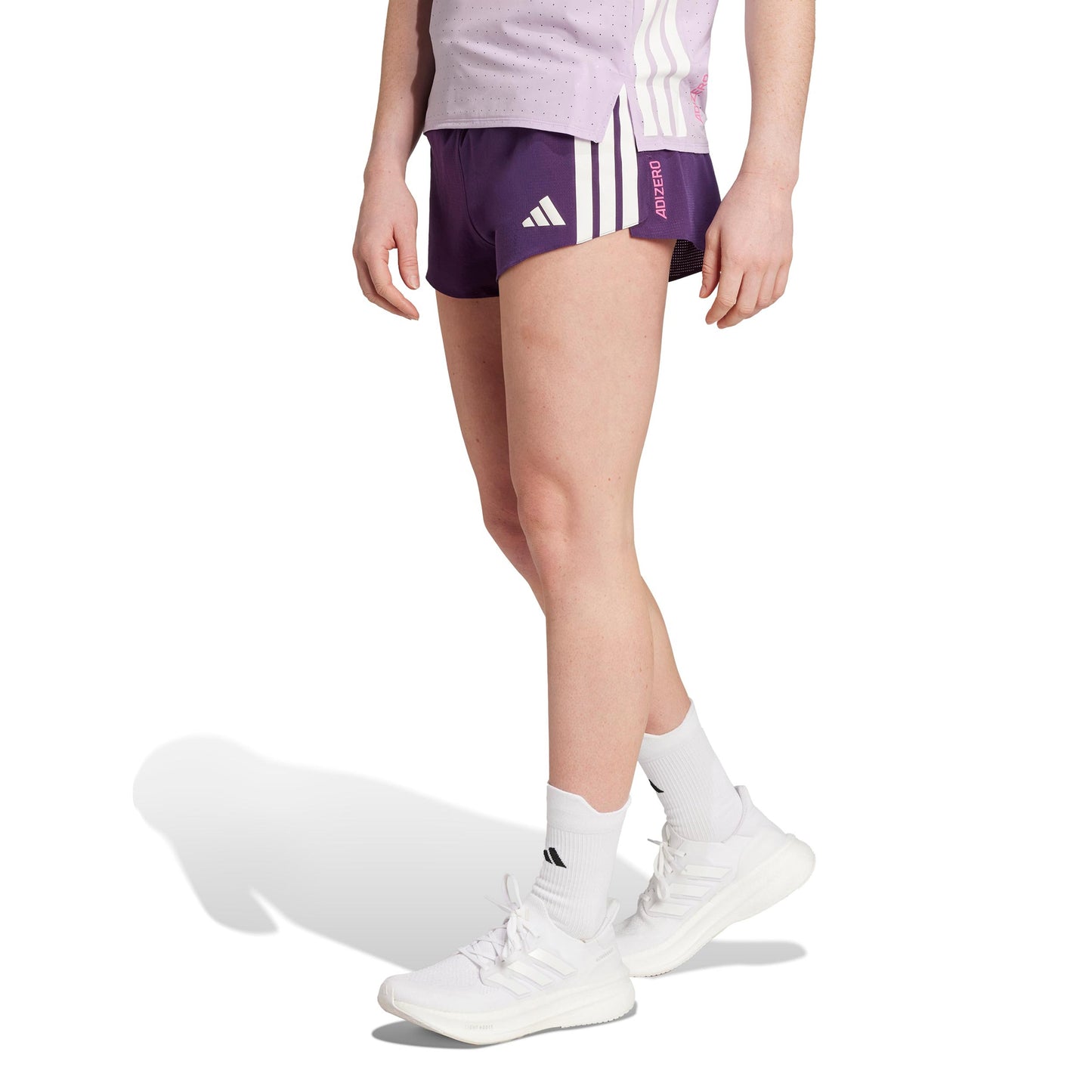 adidas adizero Gel 3in  Pantalones cortos Mujeres-lila