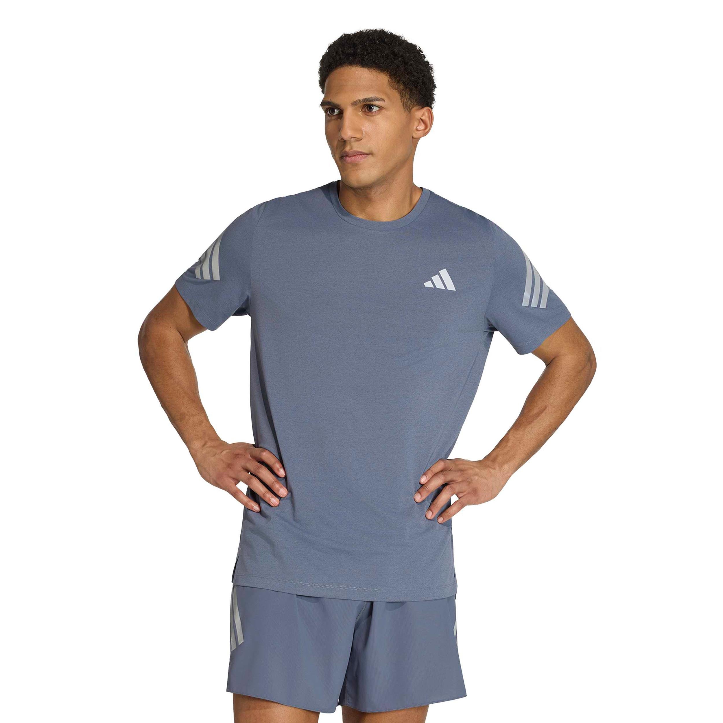 adidas adi365 Camiseta de running Hombres - azul-gris, gris