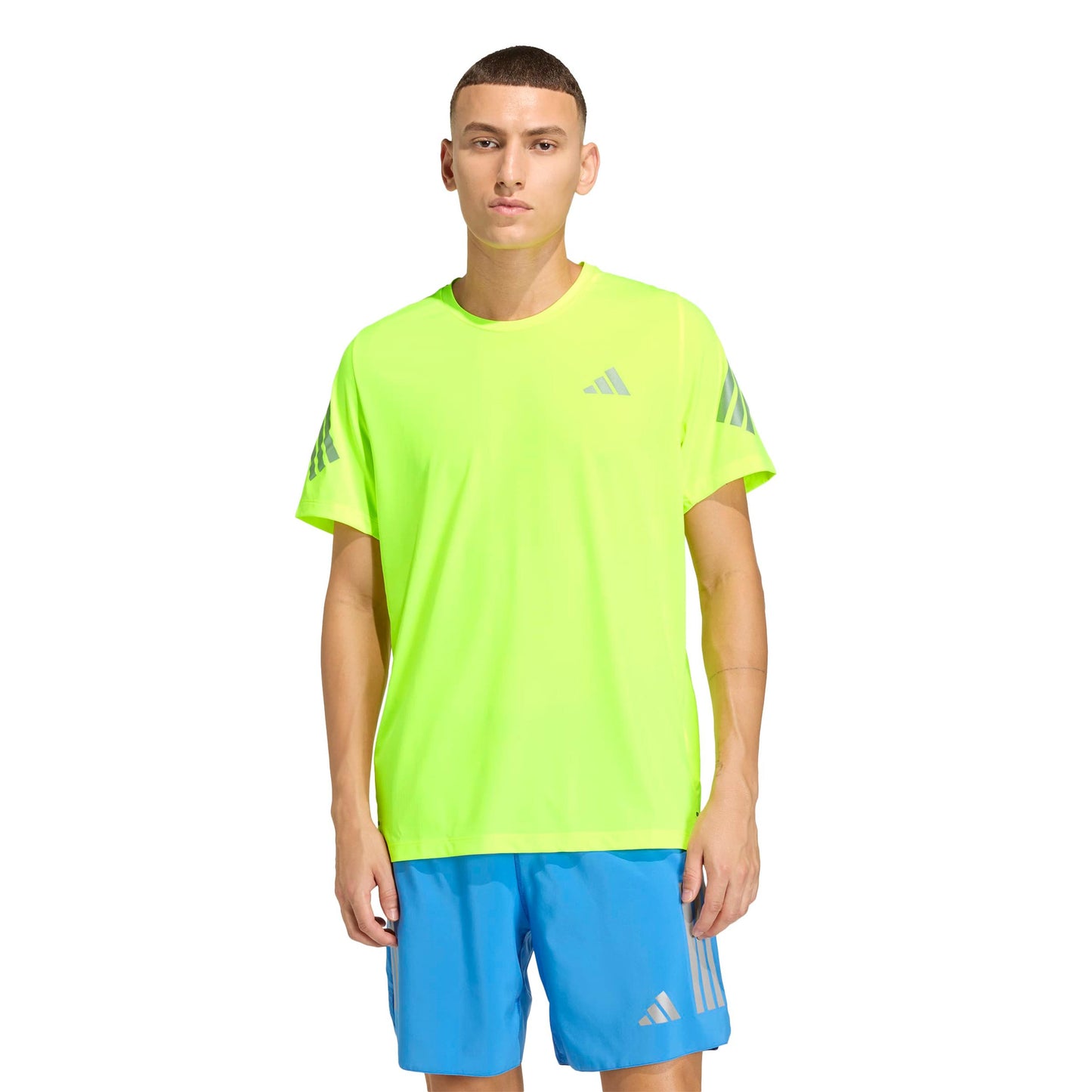adidas adi365 Camiseta de running Hombres - amarillo neón