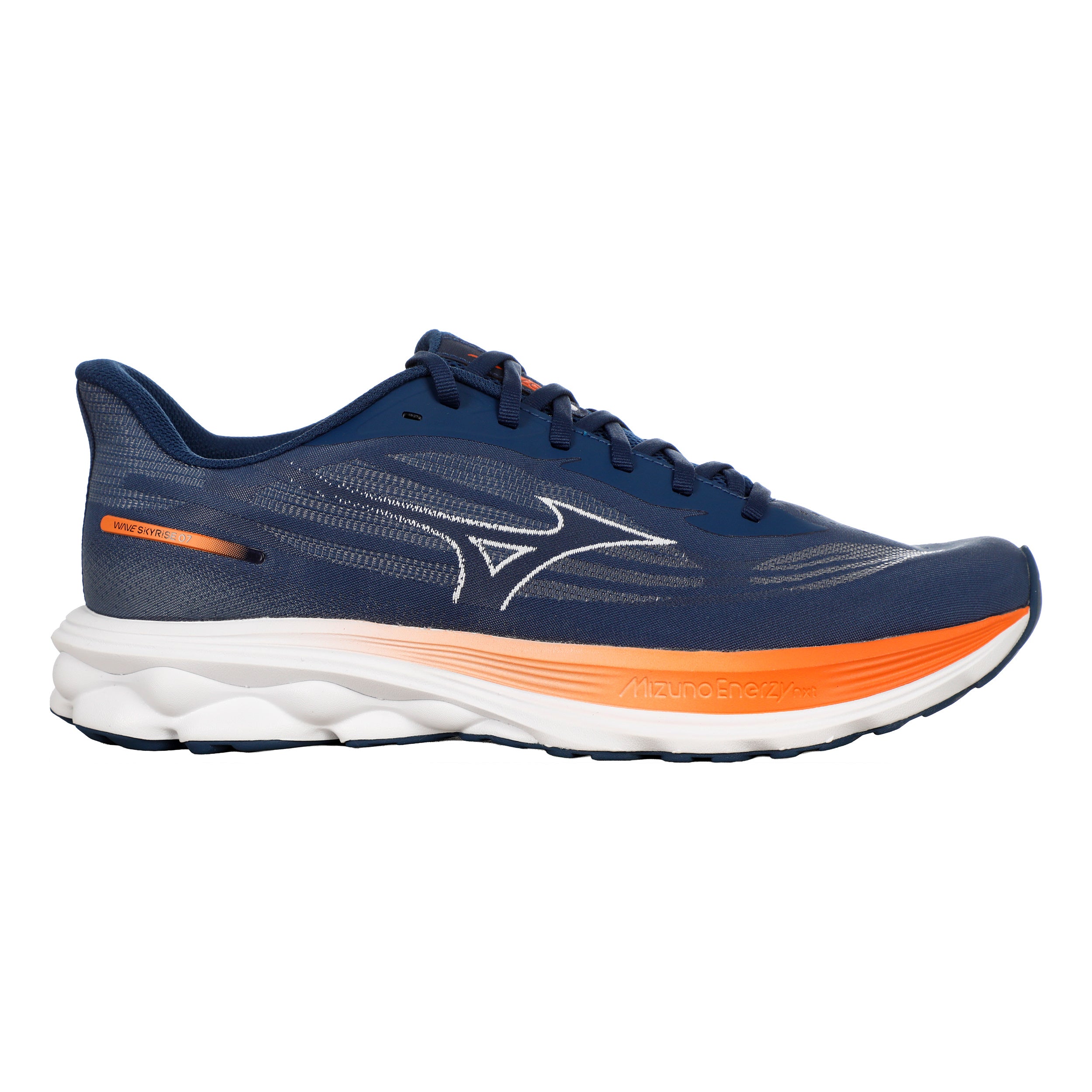 Mizuno Wave Skyrise 7  Zapatilla neutral Hombres - azul oscuro, coral