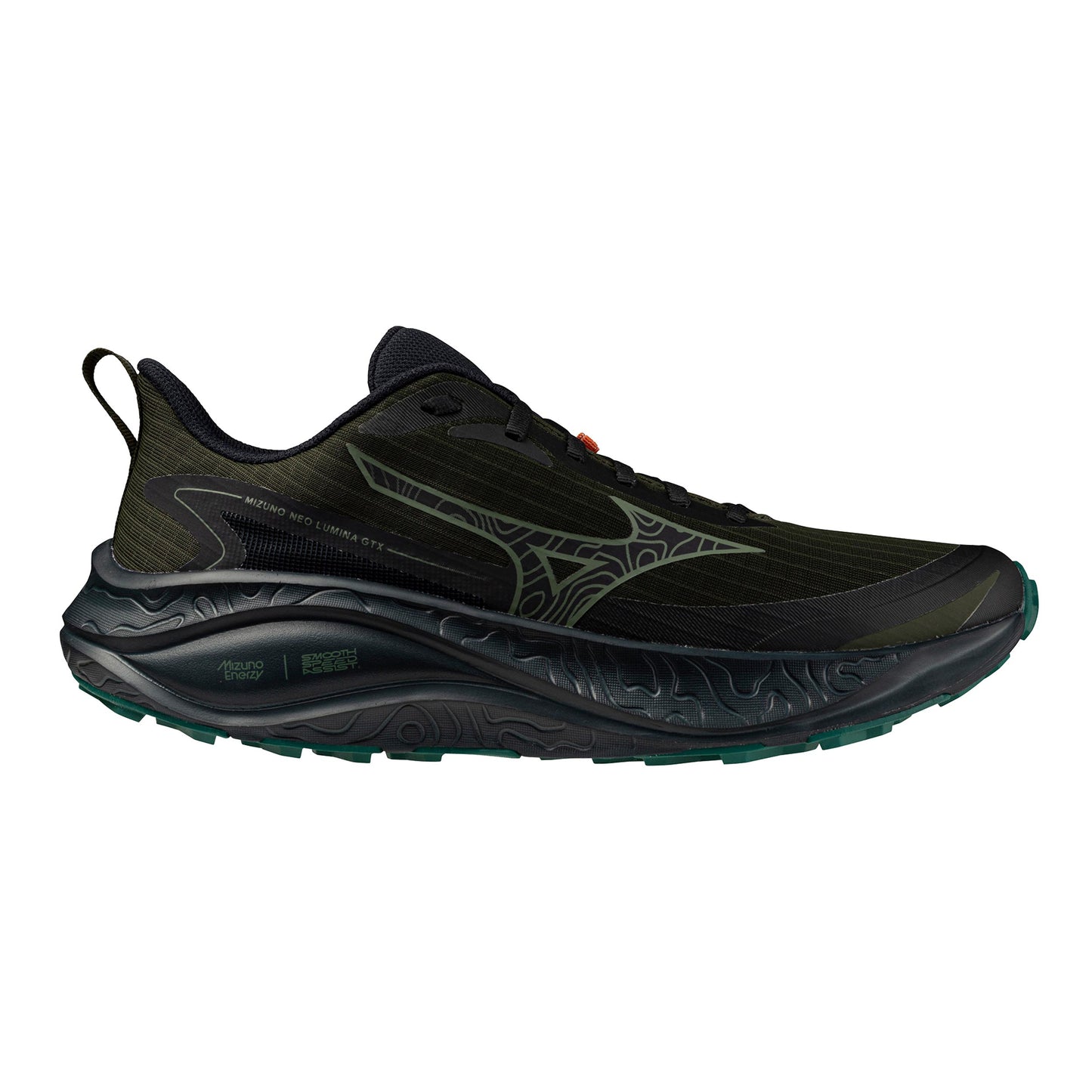 Mizuno Neo Lumina GTX  Zapatilla trail Hombres - verde oscuro, negro