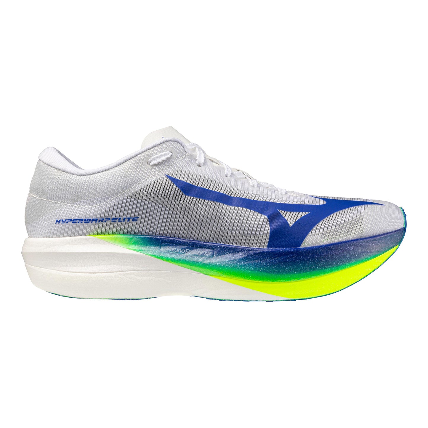 Mizuno Hyperwarp Elite                     Zapatilla de competición Unisex-blanco, amarillo
