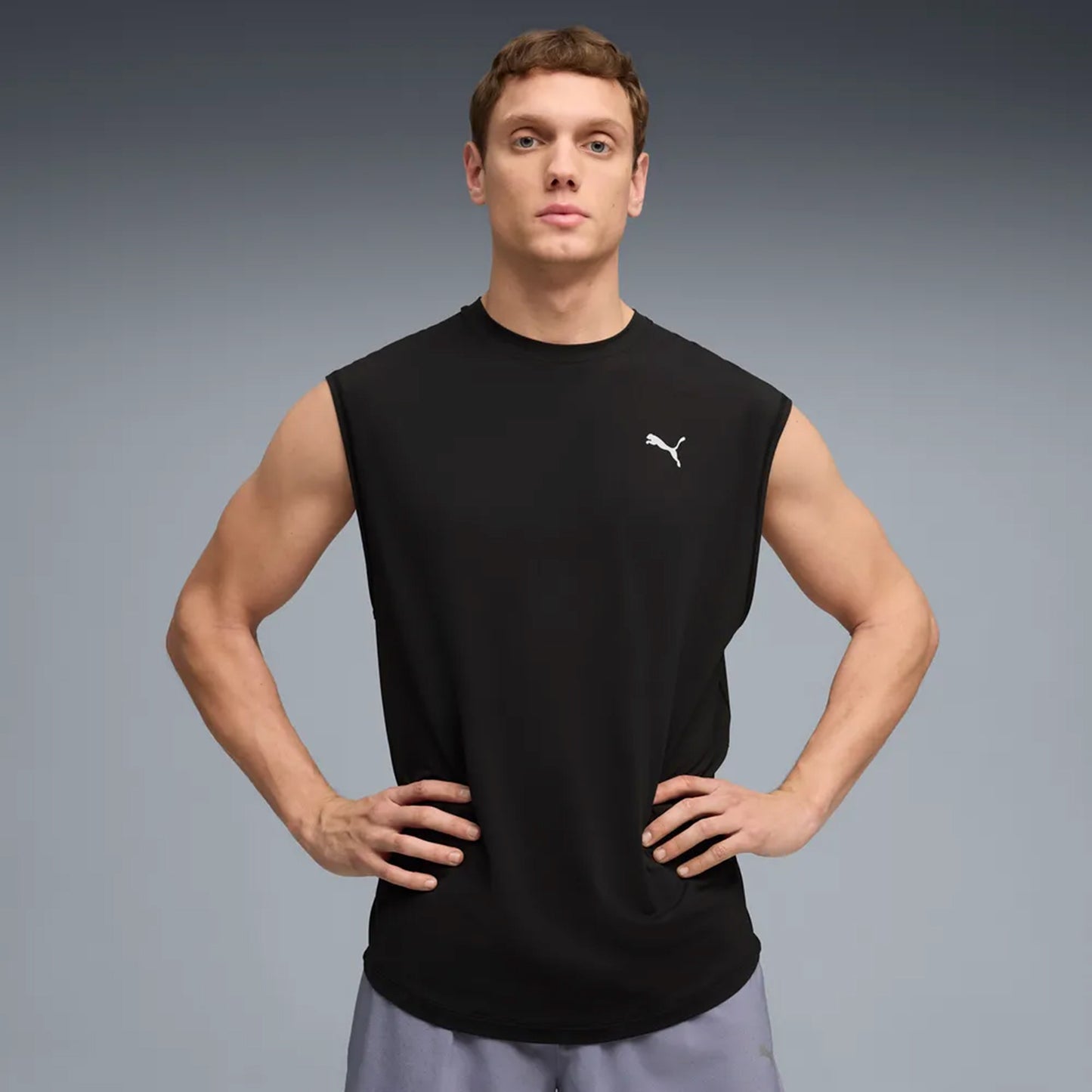 Puma Run CoolCell Camiseta de running Hombres-negro