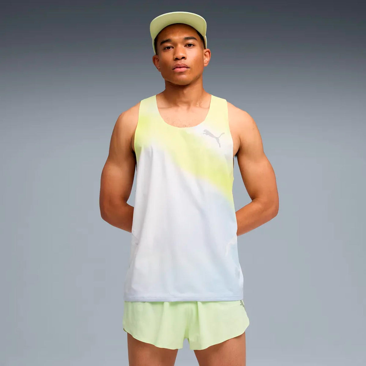 Puma Lightspeed Ultraweave Graphic  Camiseta de running Hombres - gris