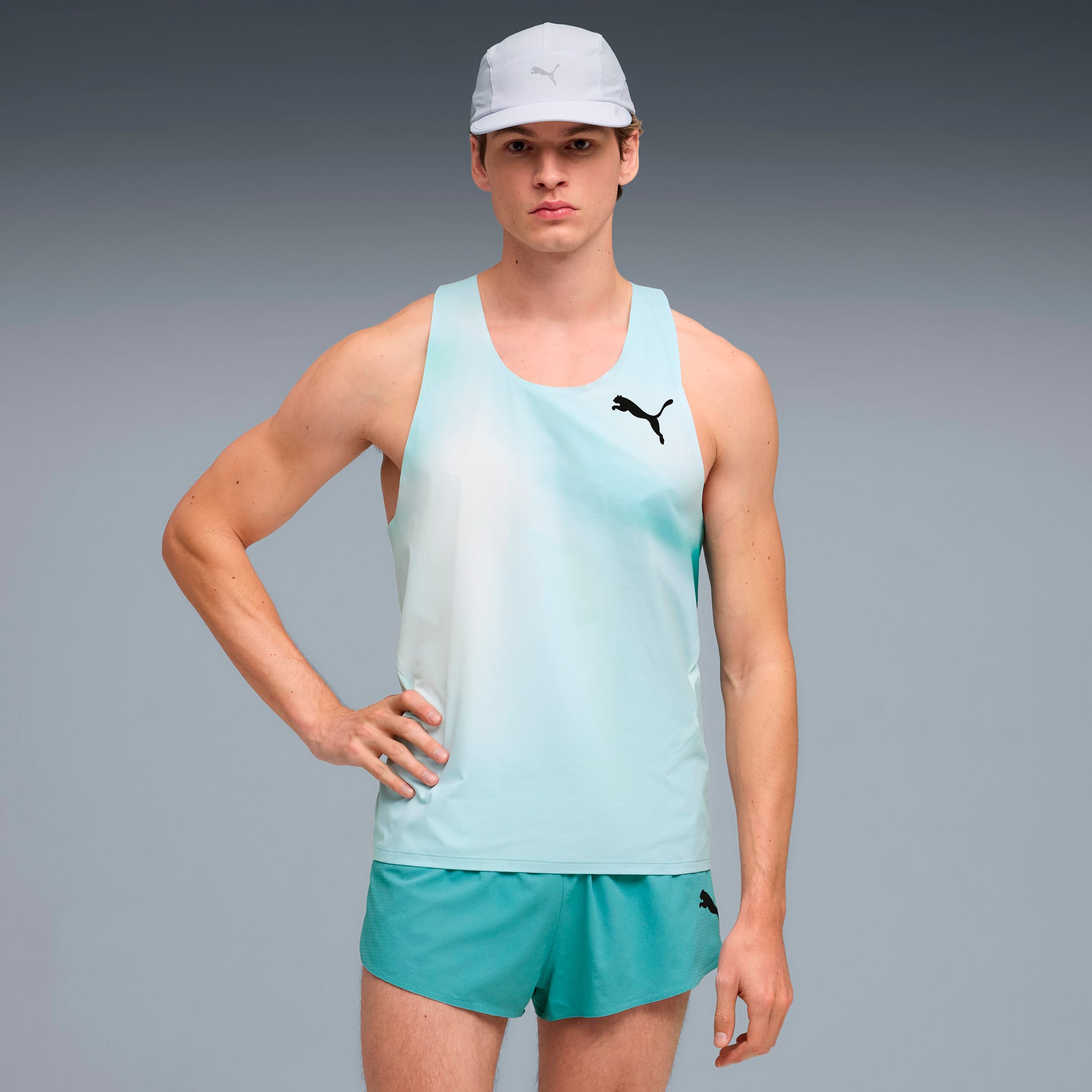 Puma Lightspeed Ultraweave Graphic  Camiseta de running Hombres - menta