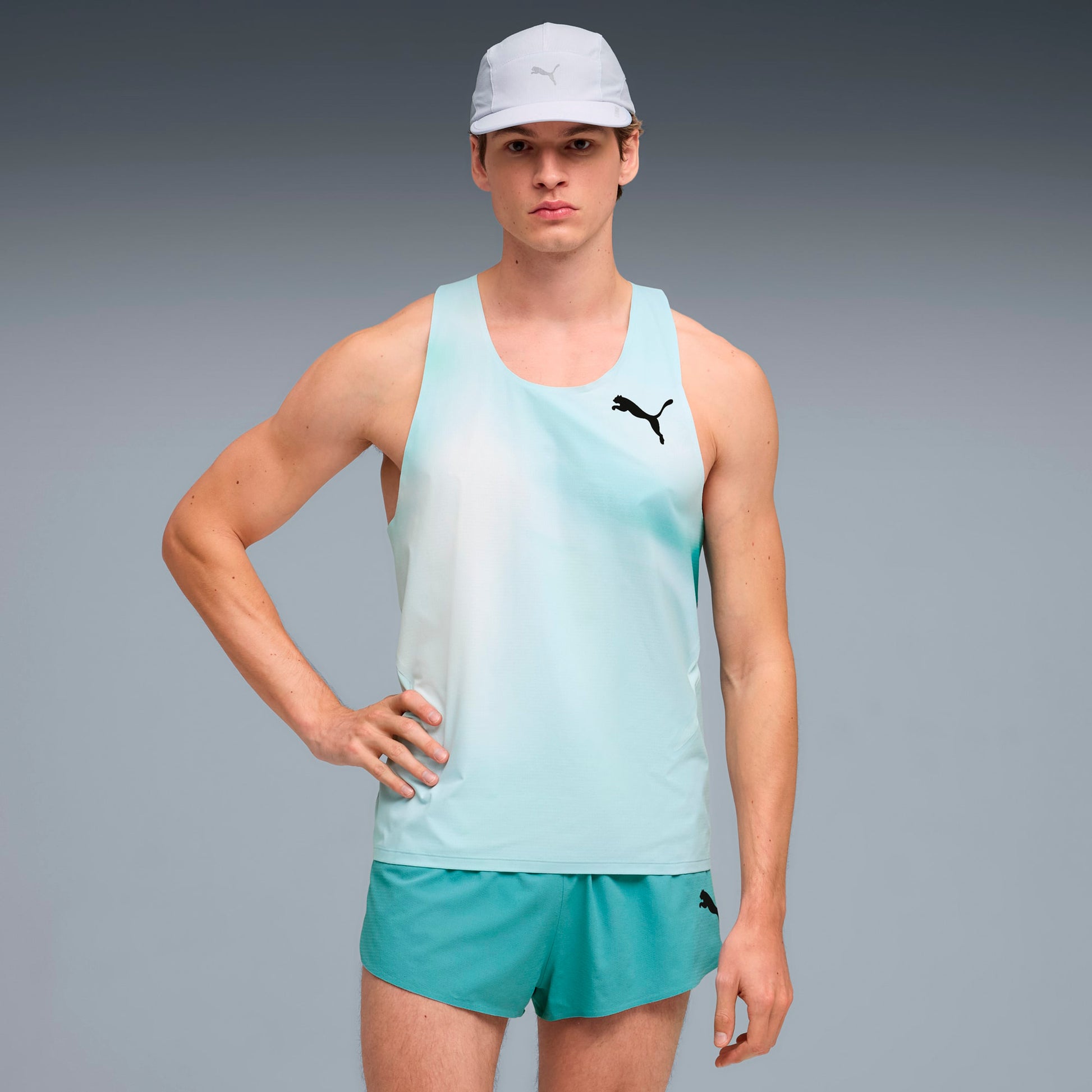 Puma Lightspeed Ultraweave Graphic  Camiseta de running Hombres - menta