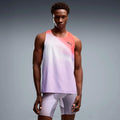 Lightspeed Ultraweave Graphic  Camiseta de running Hombres - gris claro, naranja