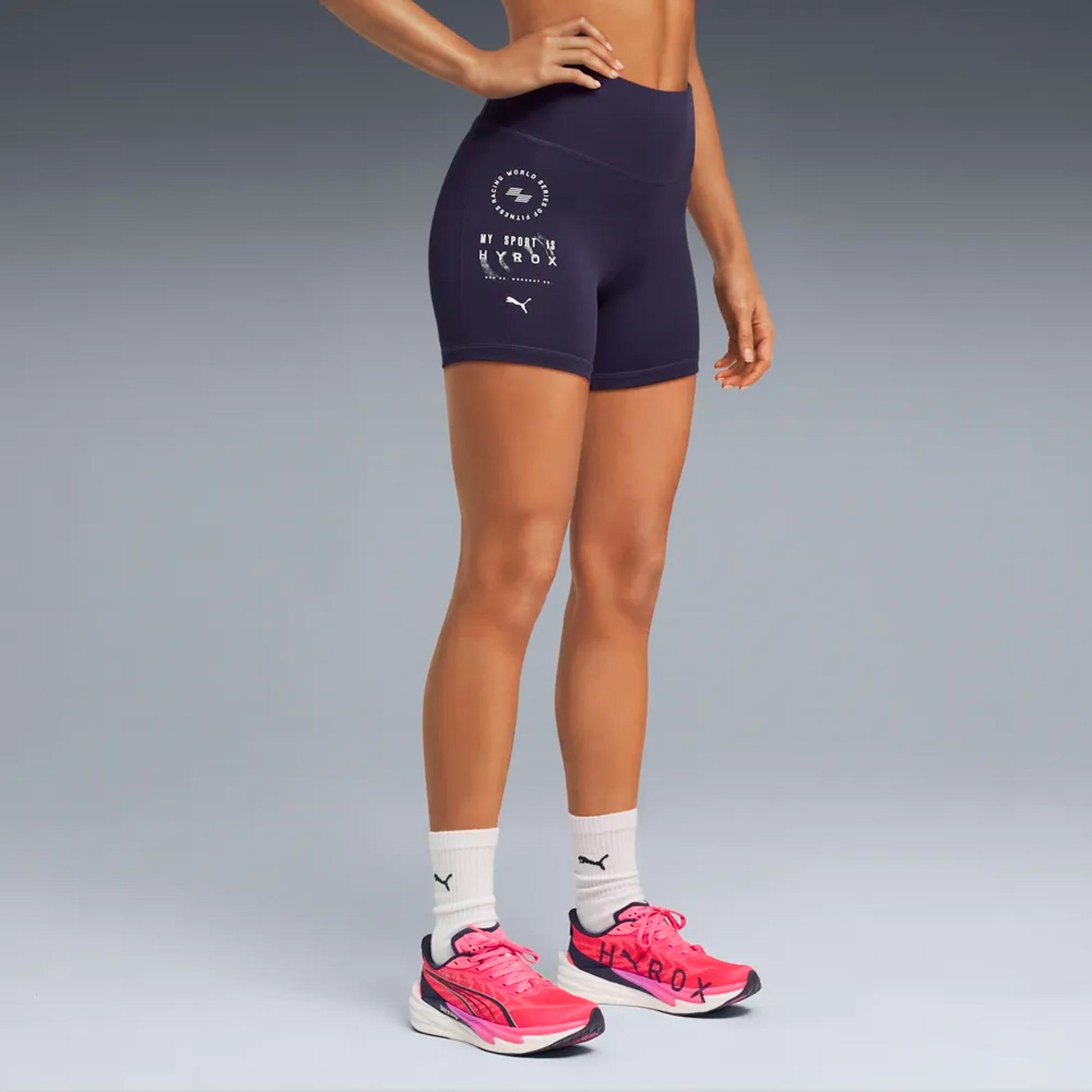 Puma HYROX short Mallas para correr Mujeres-lila