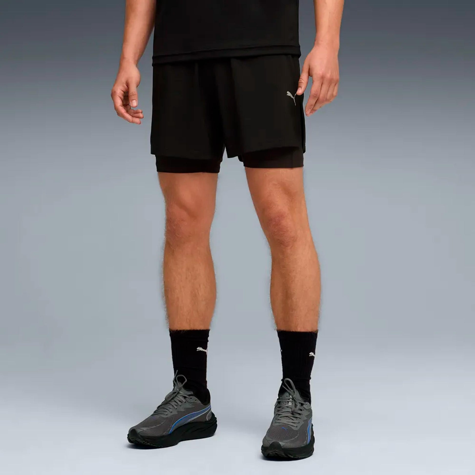 Puma Dreamrun DryCell 2in1 5in  Pantalones cortos Hombres - negro