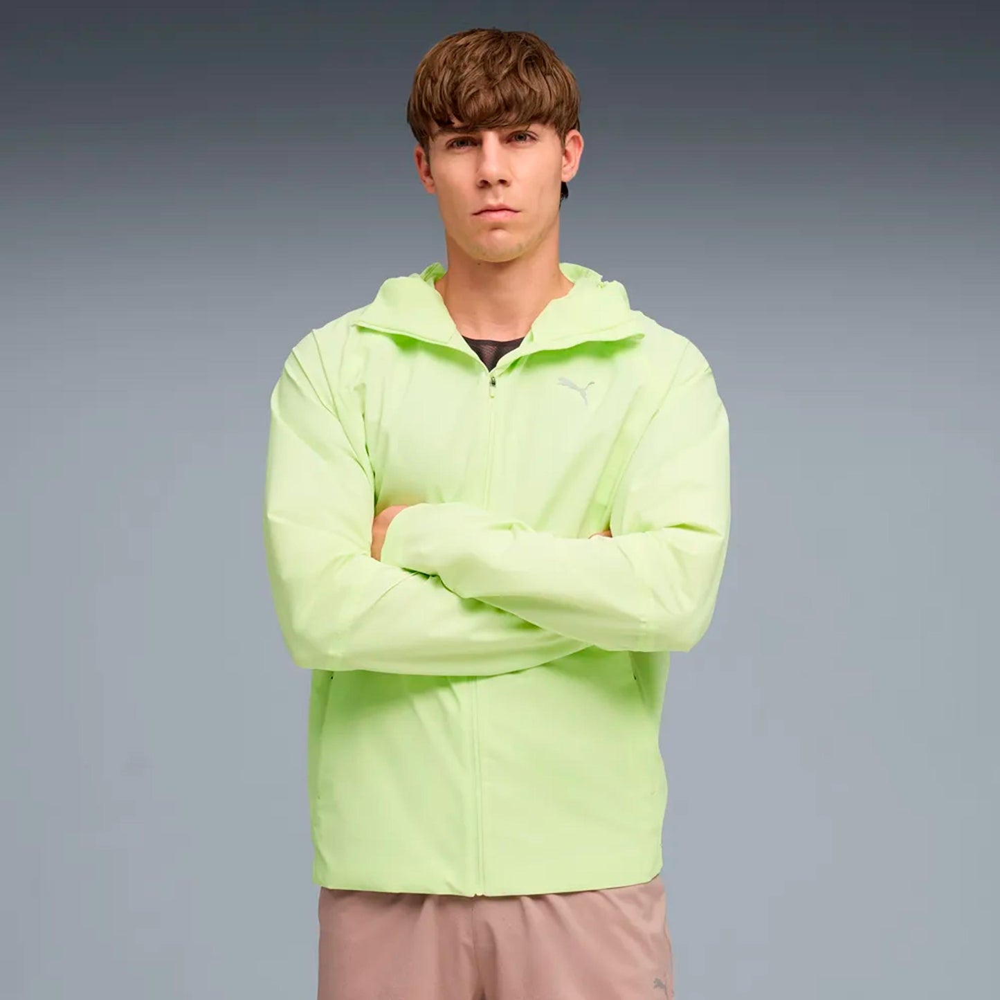 Puma Run Raincell Chaqueta para correr Hombres-verde