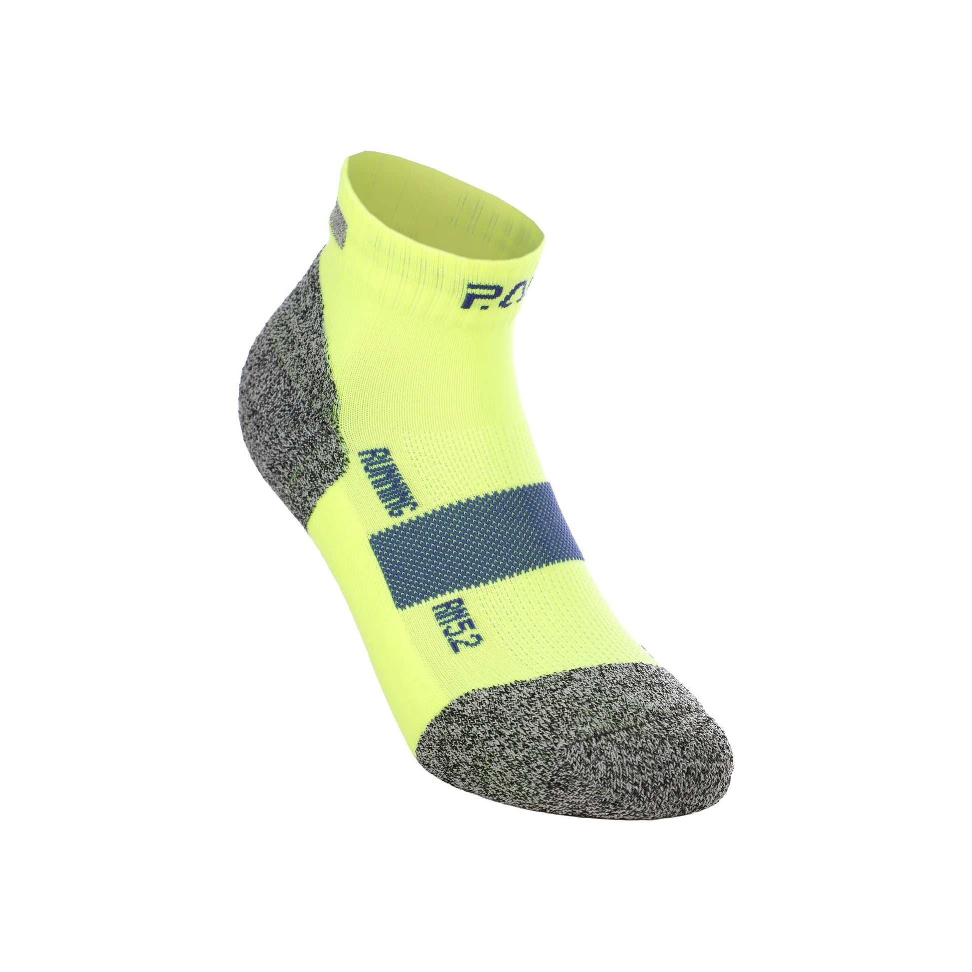 P.A.C. RN 5.2 Reflective Pro Calcetines para correr Hombres-amarillo neón, azul