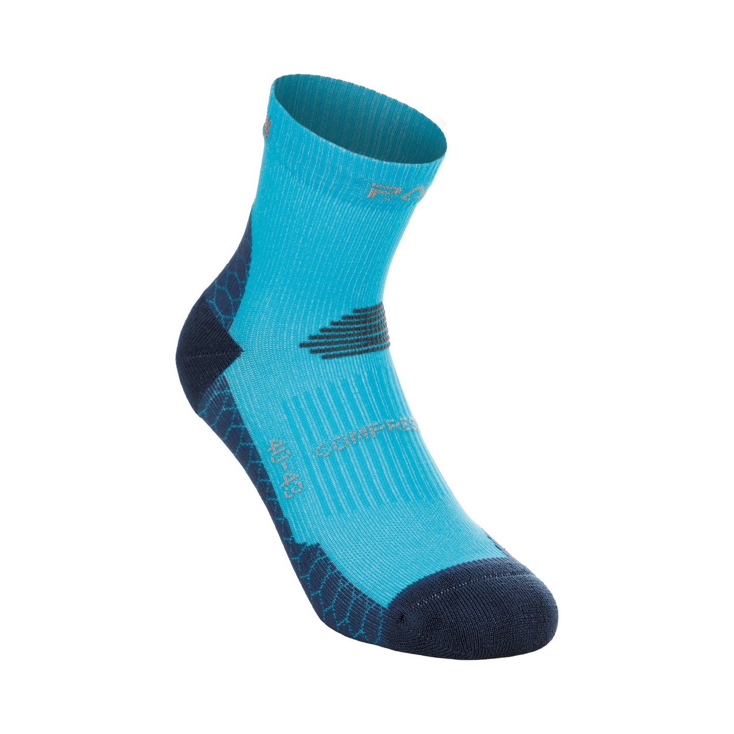 P.A.C. RN 6.2 Reflective Pro Mid Compression Calcetines de compresión Hombres-turquesa