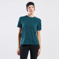 Essential Seamless  Camiseta de running Mujeres - color petróleo