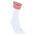 RU Ultralight Calcetines para correr Hombres - blanco, rojo