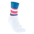 RU4 Endurance Compression Calcetines para correr Mujeres-blanco, azul