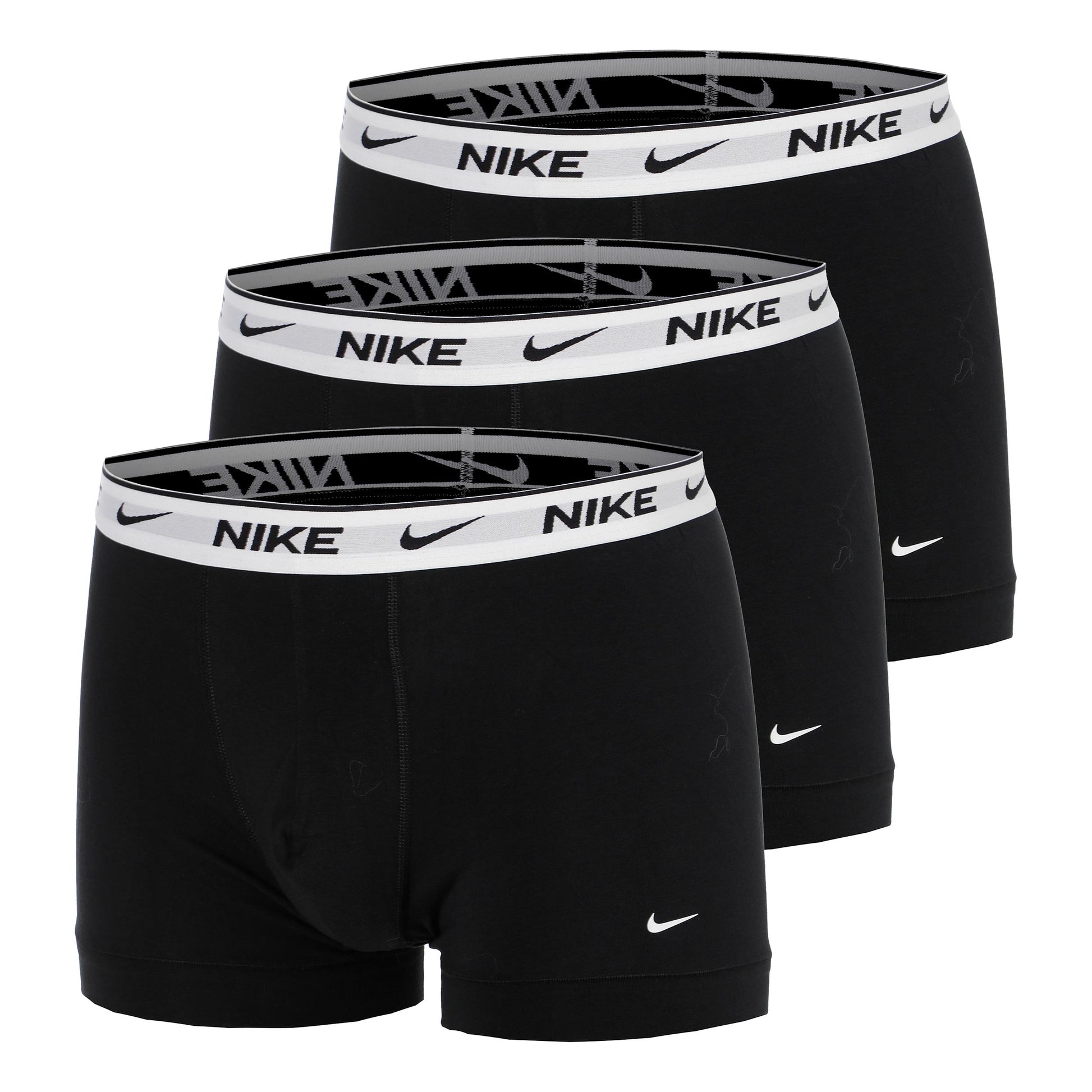 Nike Essential Cotton Stretch Trunk Calzoncillos tipo bóxer Pack de 3 Hombres - negro, blanco