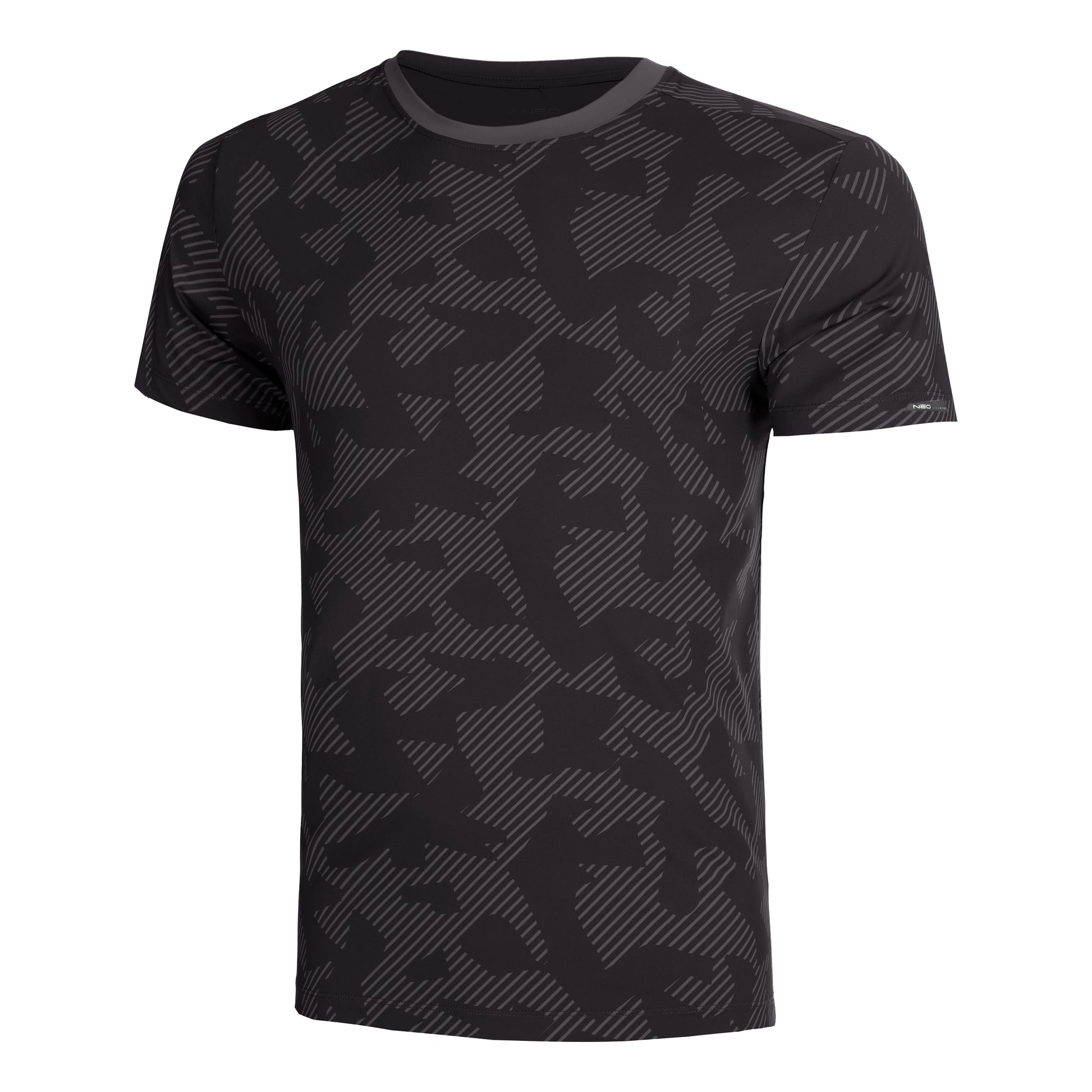 NEO Feel the Vybe AOP Camiseta de running Hombres-negro