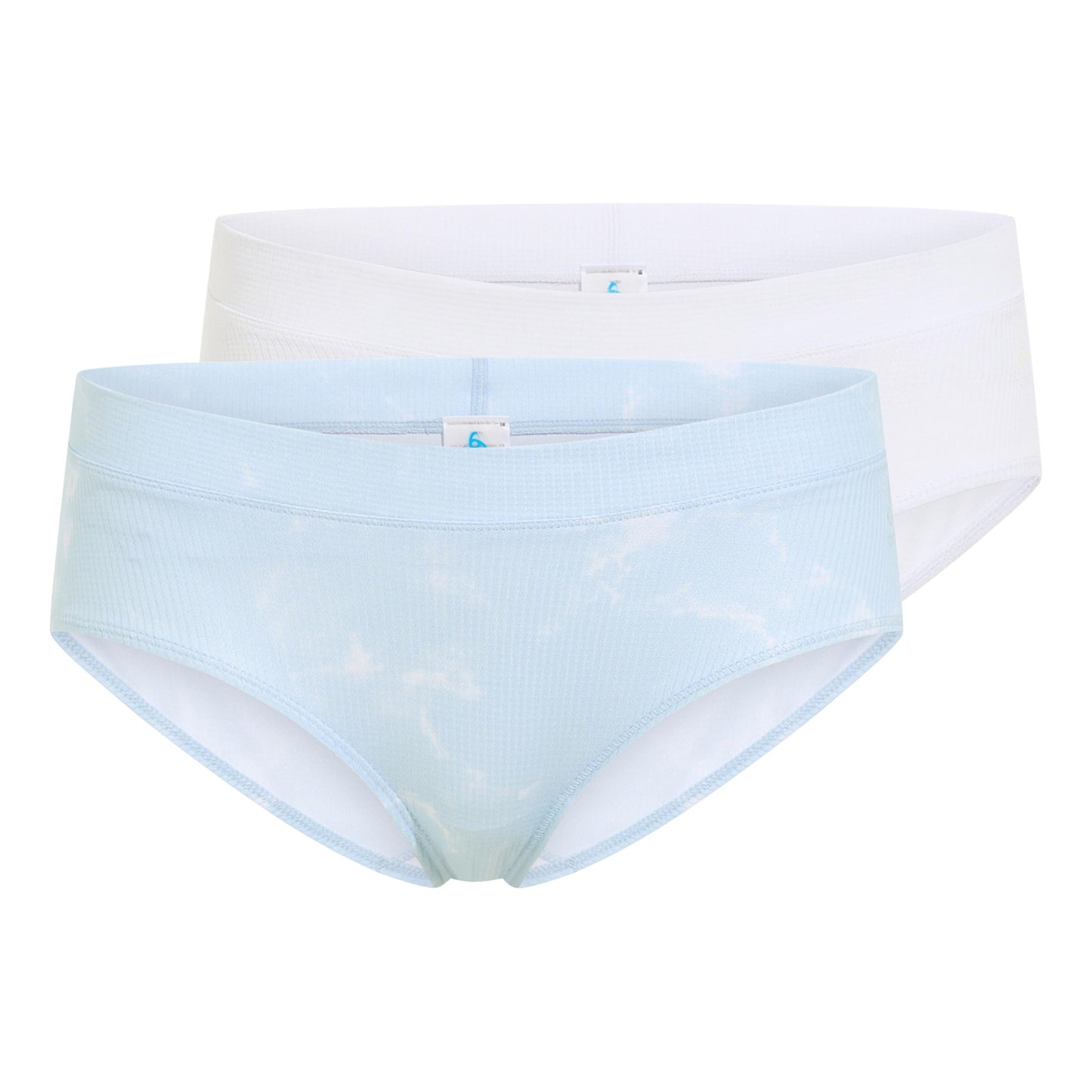 Odlo Active Light Graphic 2 pack Medias Mujeres-azul claro, blanco