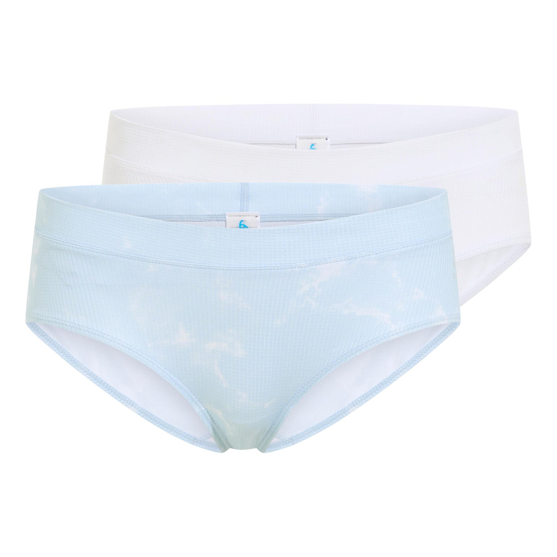 Odlo Active Light Graphic 2 pack Medias Mujeres-azul claro, blanco