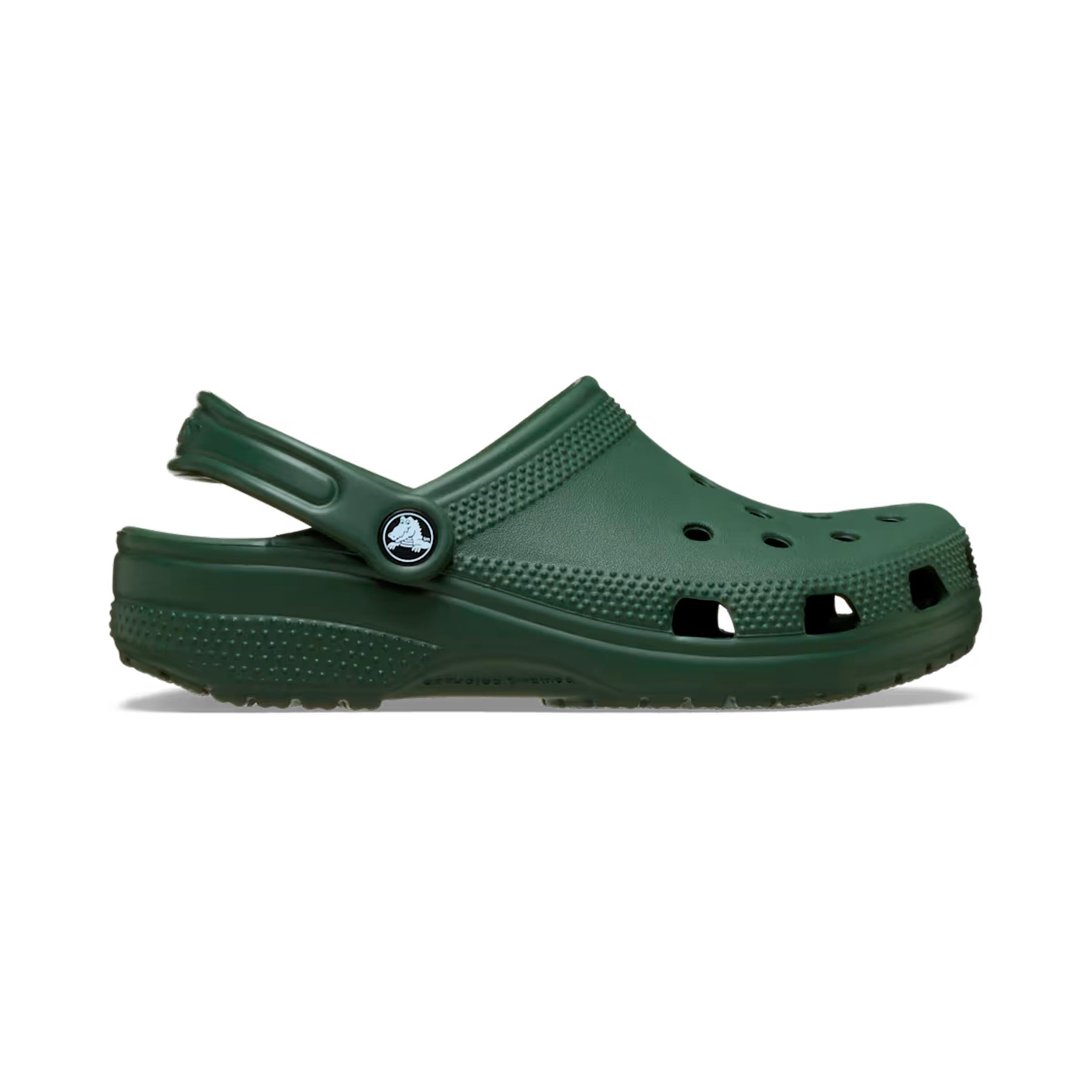 Crocs Classic Clog Chanclas Niños - verde oscuro