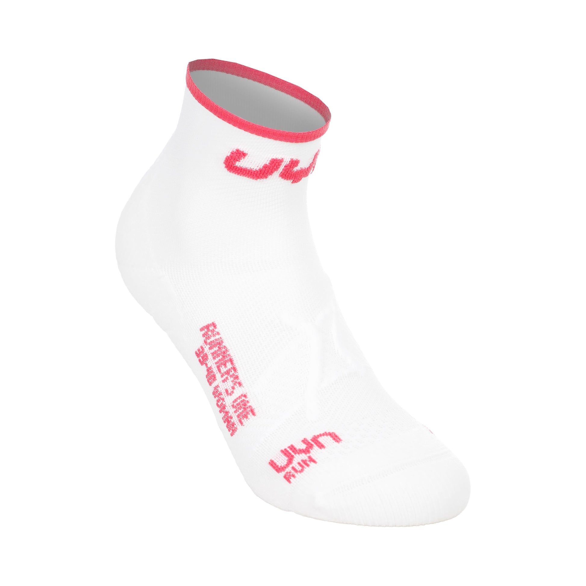UYN Runner's One  Calcetines para correr Mujeres - blanco, rosa