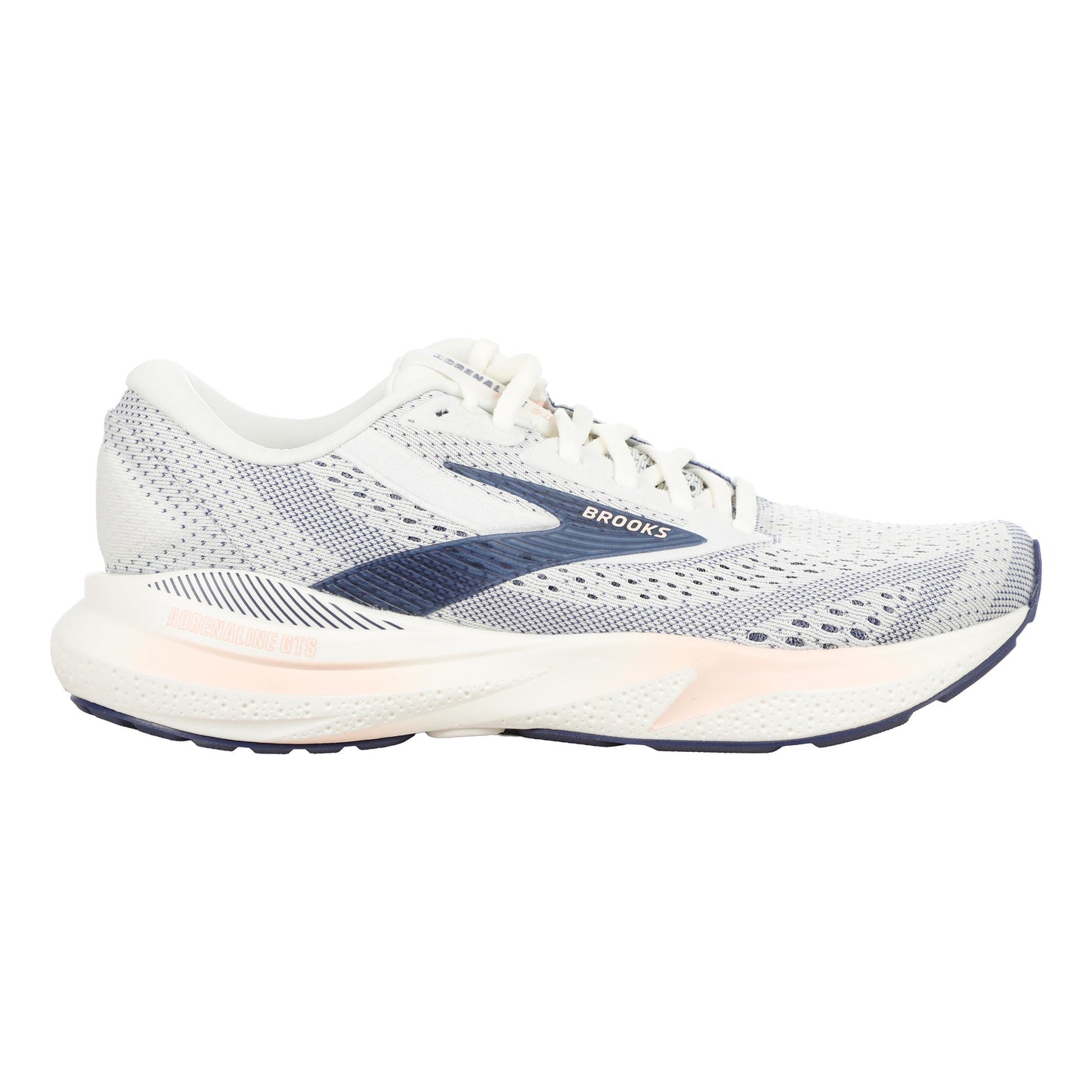Brooks Adrenaline GTS 24 wide Zapatilla de estabilidad Mujeres - crema, azul oscuro