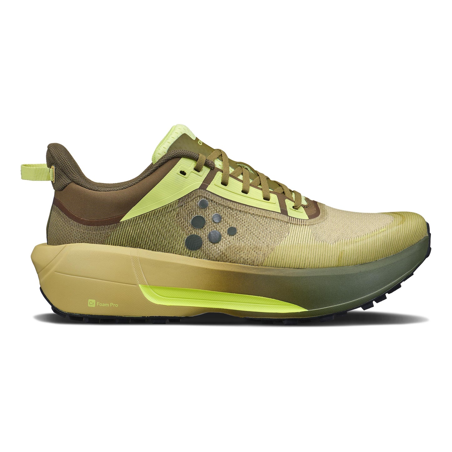 Craft Nordlite Ultra Pro Zapatilla neutral Hombres - verde, amarillo